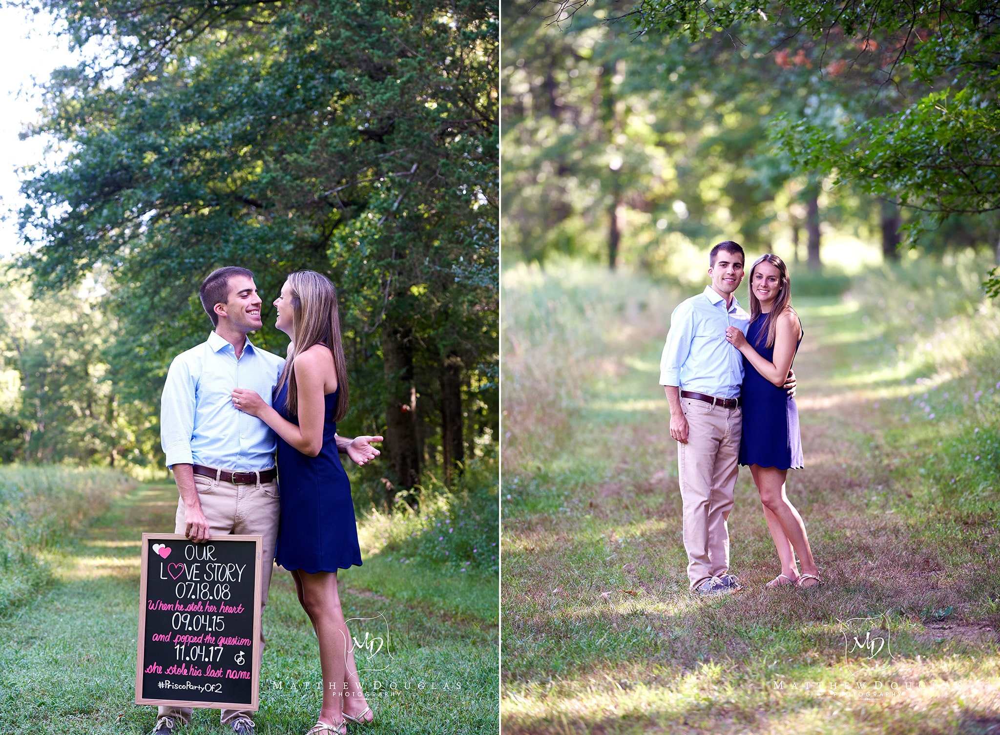 Engagement photos at the Hunterdon County Arboretum