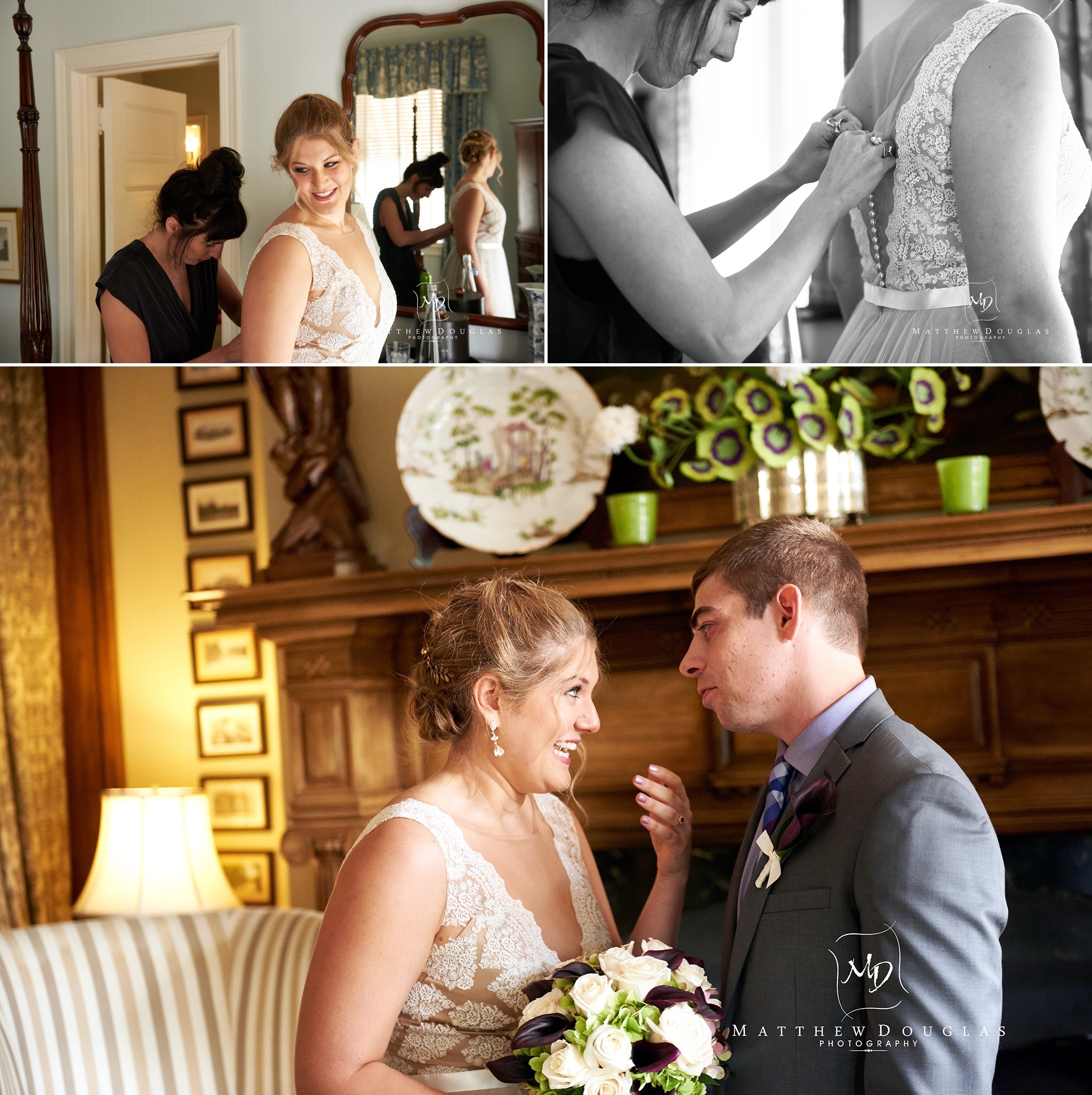An intimate wedding at The Bernards Inn