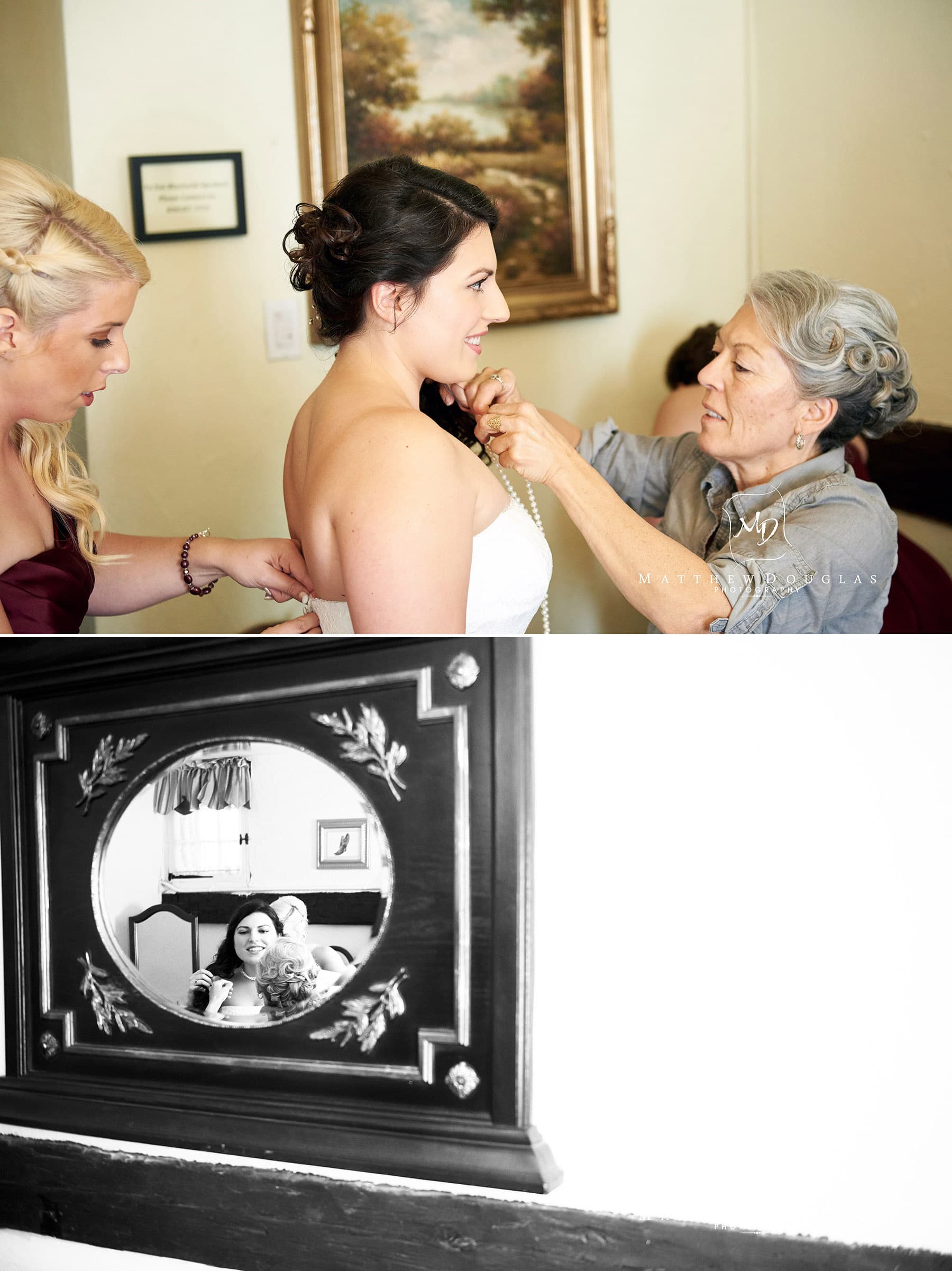 Wedding photos at the olde mill inn basking ridge nj