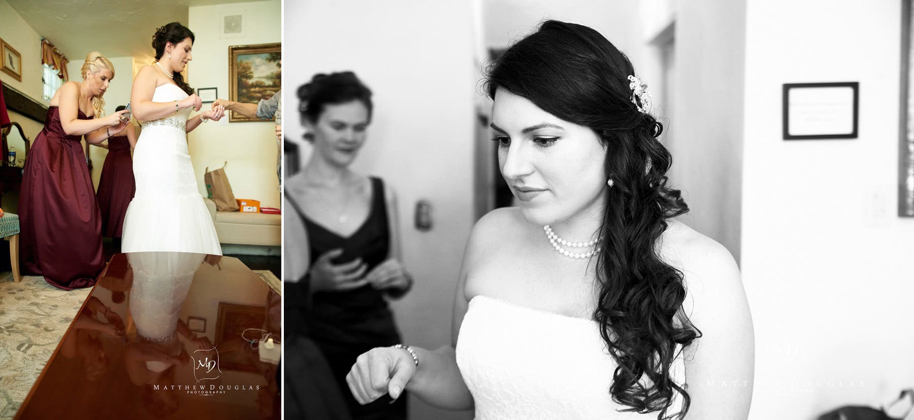 Wedding photos at the olde mill inn basking ridge nj