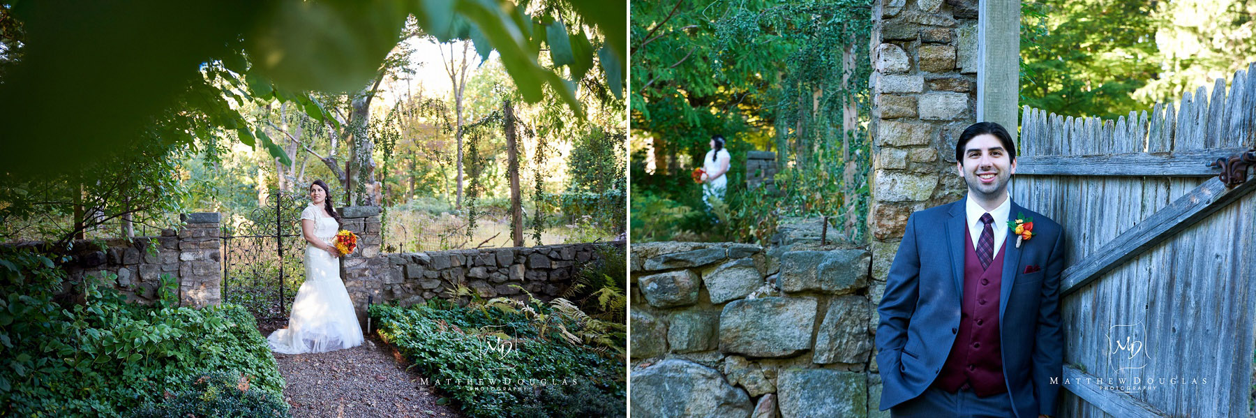 Wedding photos at the olde mill inn basking ridge nj