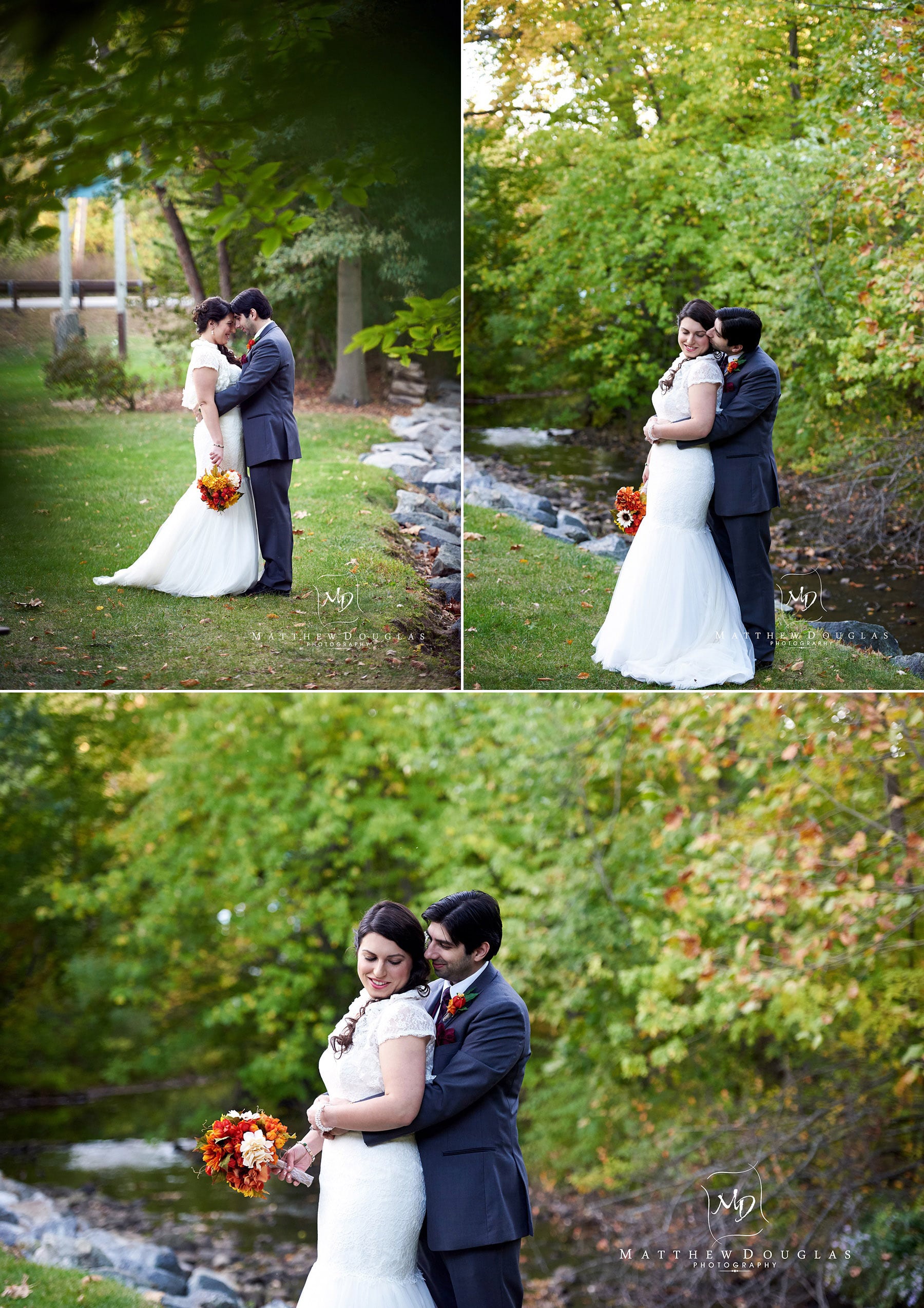 Wedding photos at the olde mill inn basking ridge nj