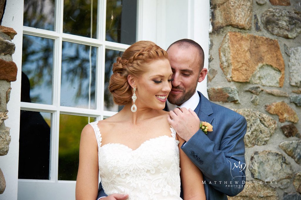 romantic bride and groom at The Farmhouse at The Grand Colonial romantic bride and groom at The Farmhouse at The Grand Colonial