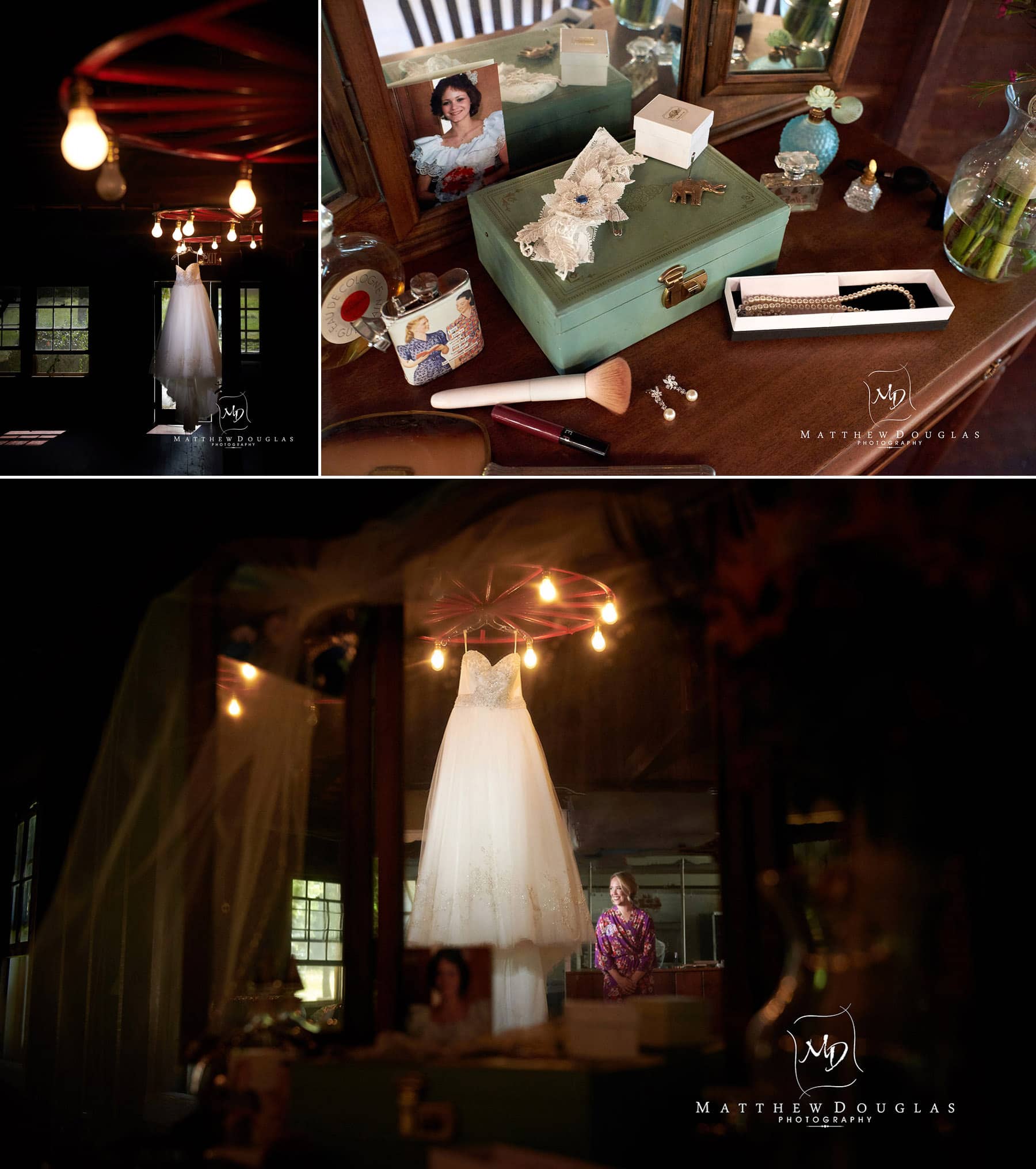 wedding dress at brady life camp