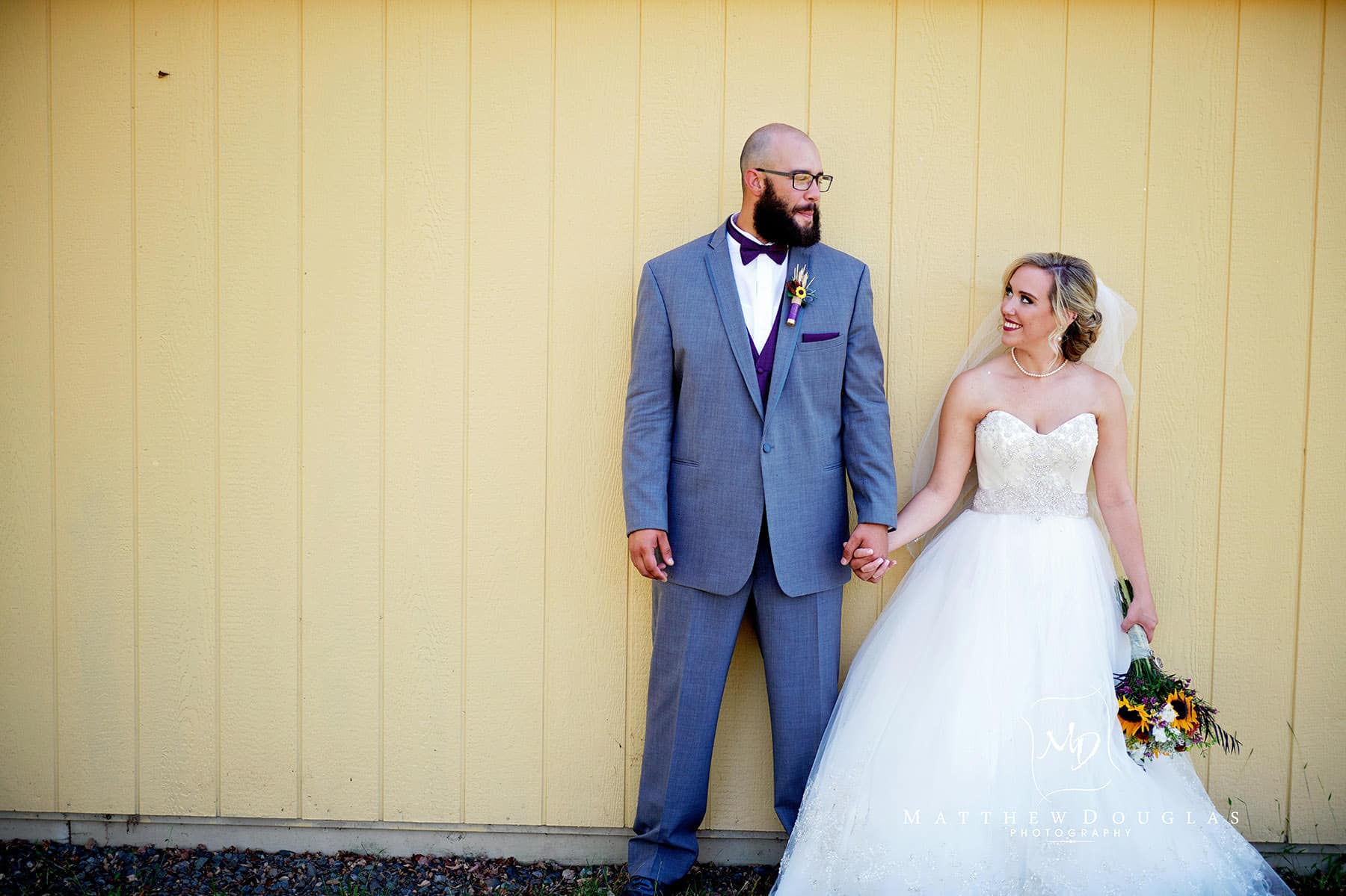 bride and groom at brady life camp