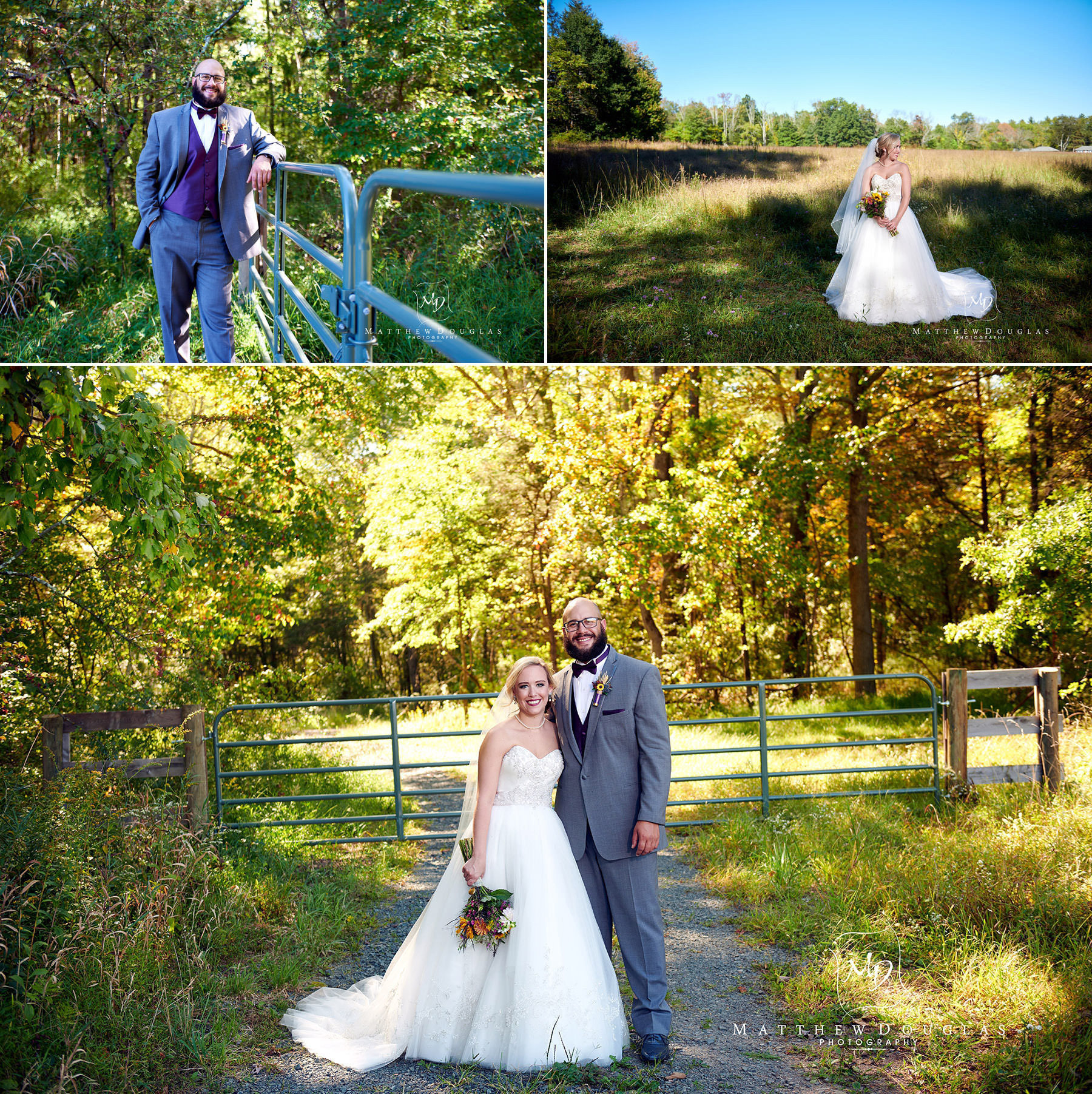 fall wedding at brady life camp
