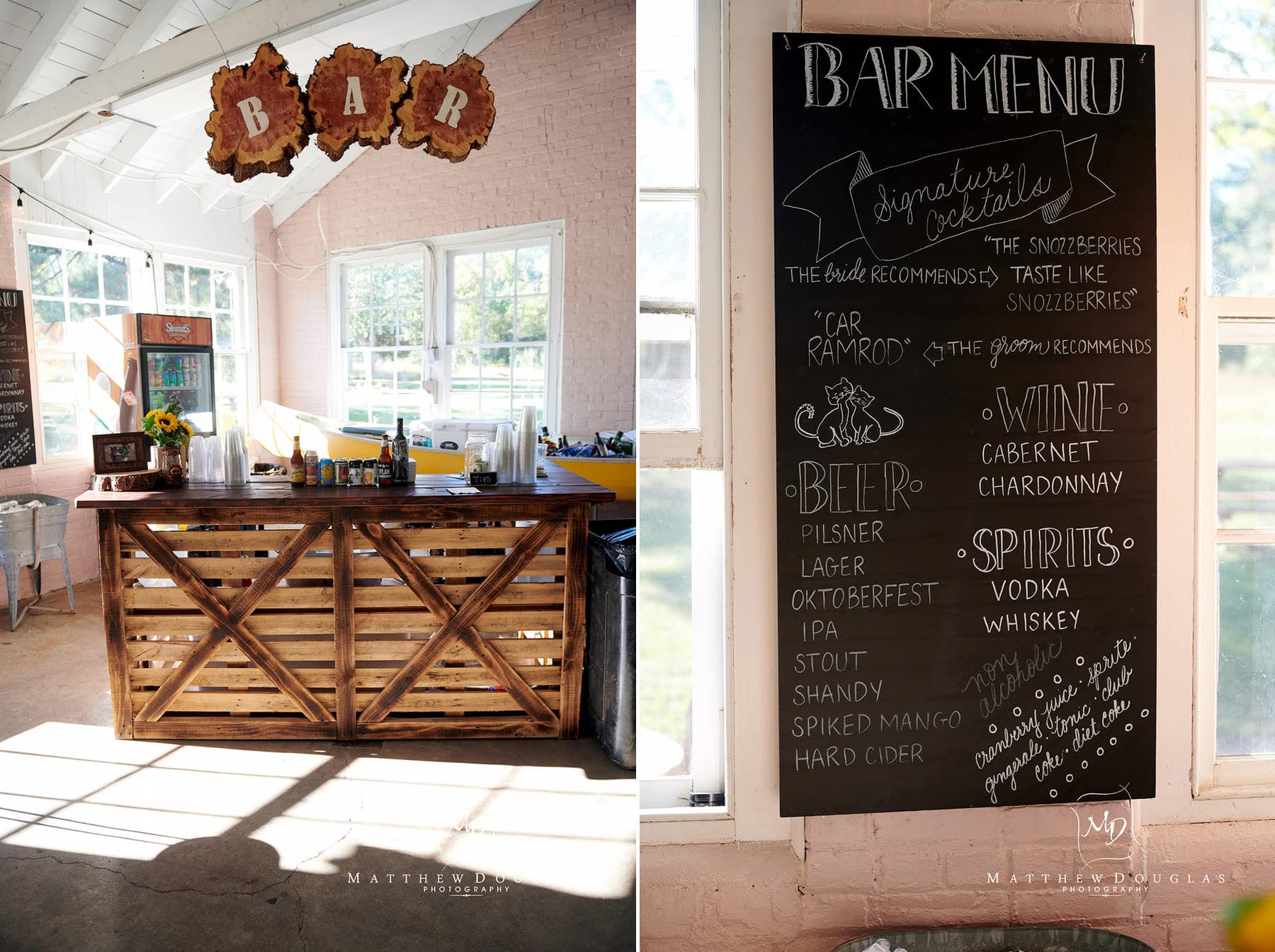 handmade wedding bar brady life camp