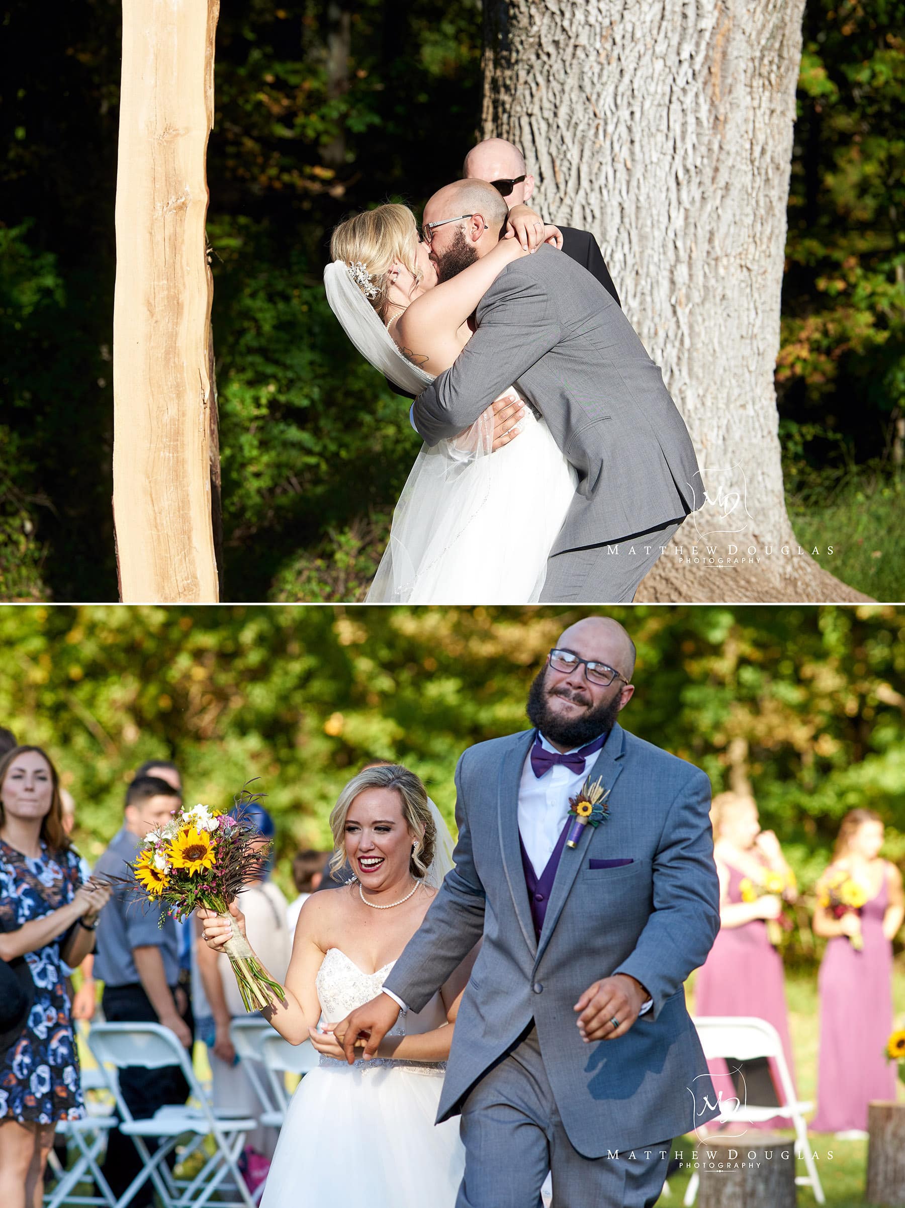 wedding first kiss brady life camp
