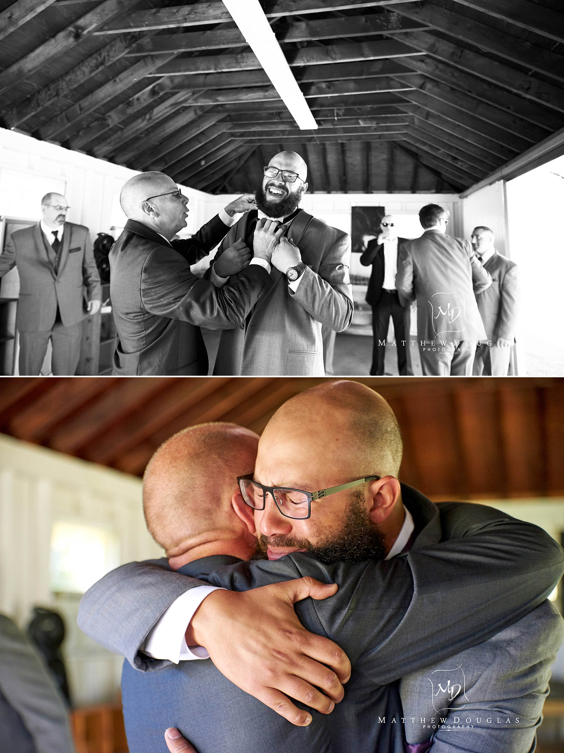 wedding groom prep brady life camp