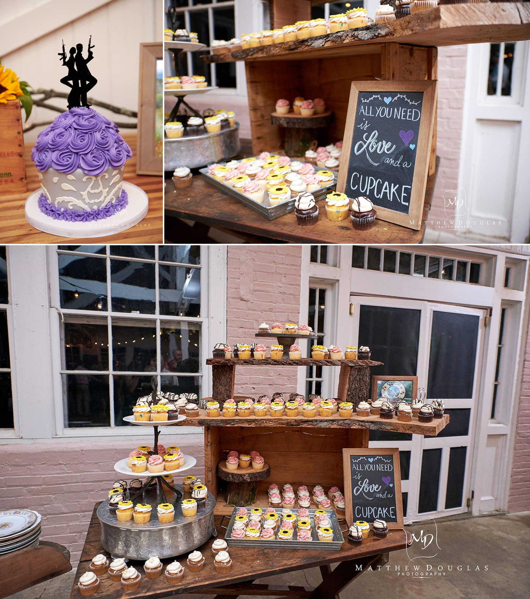 wedding desert detail photo at brady life camp