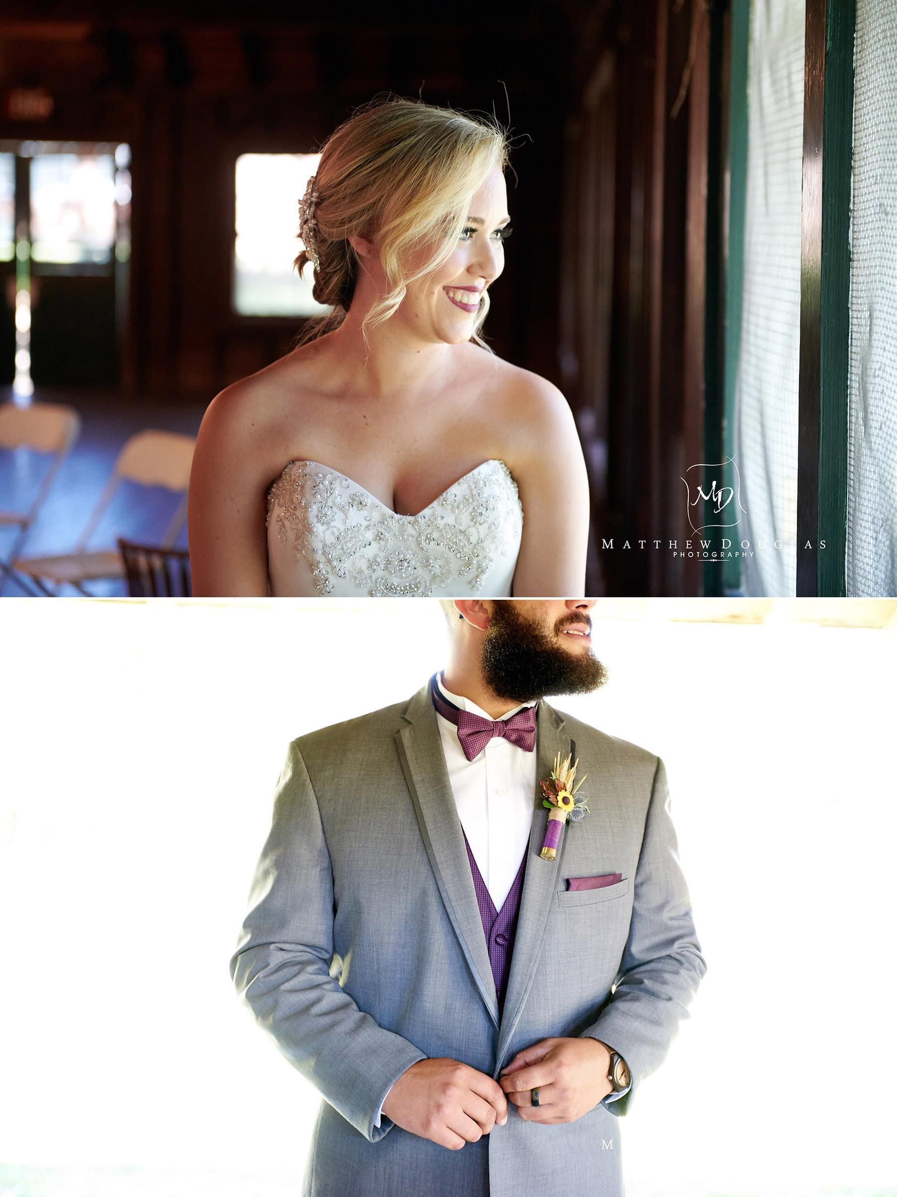 bride and groom at brady life camp