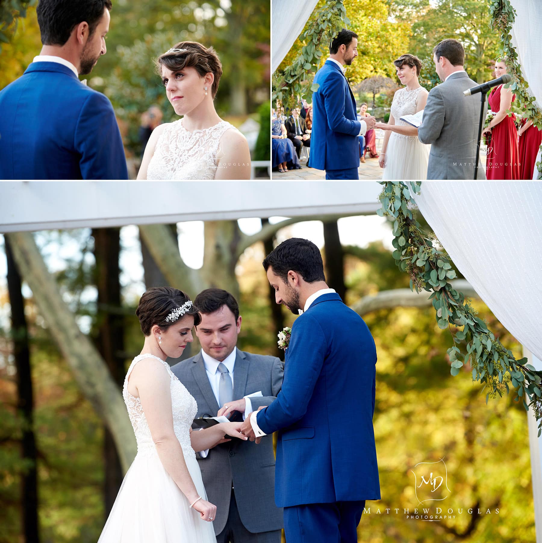 wedding ceremony pictures at The Estate at Farrington Lake