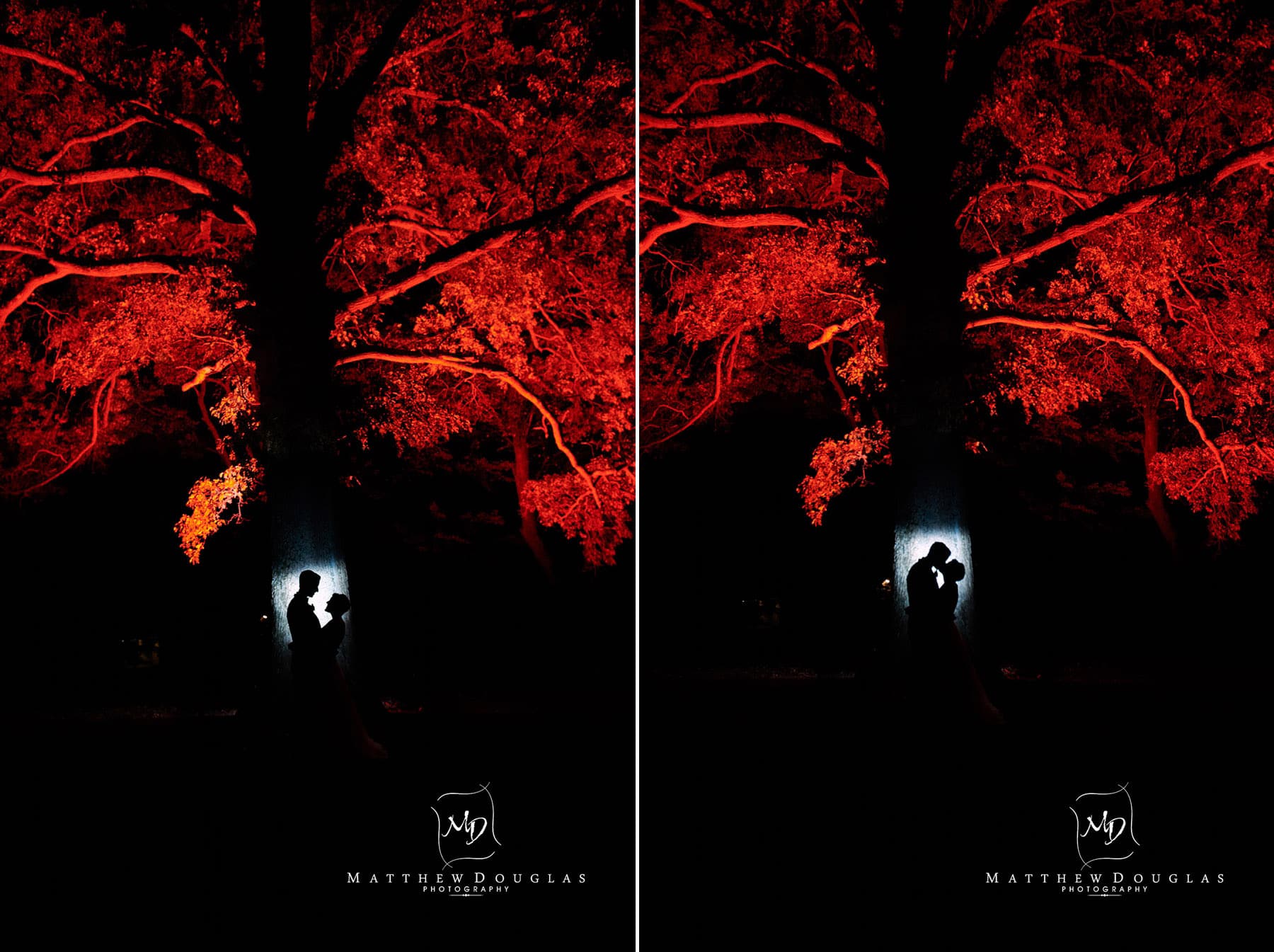 night time wedding photo at The Estate at Farrington Lake
