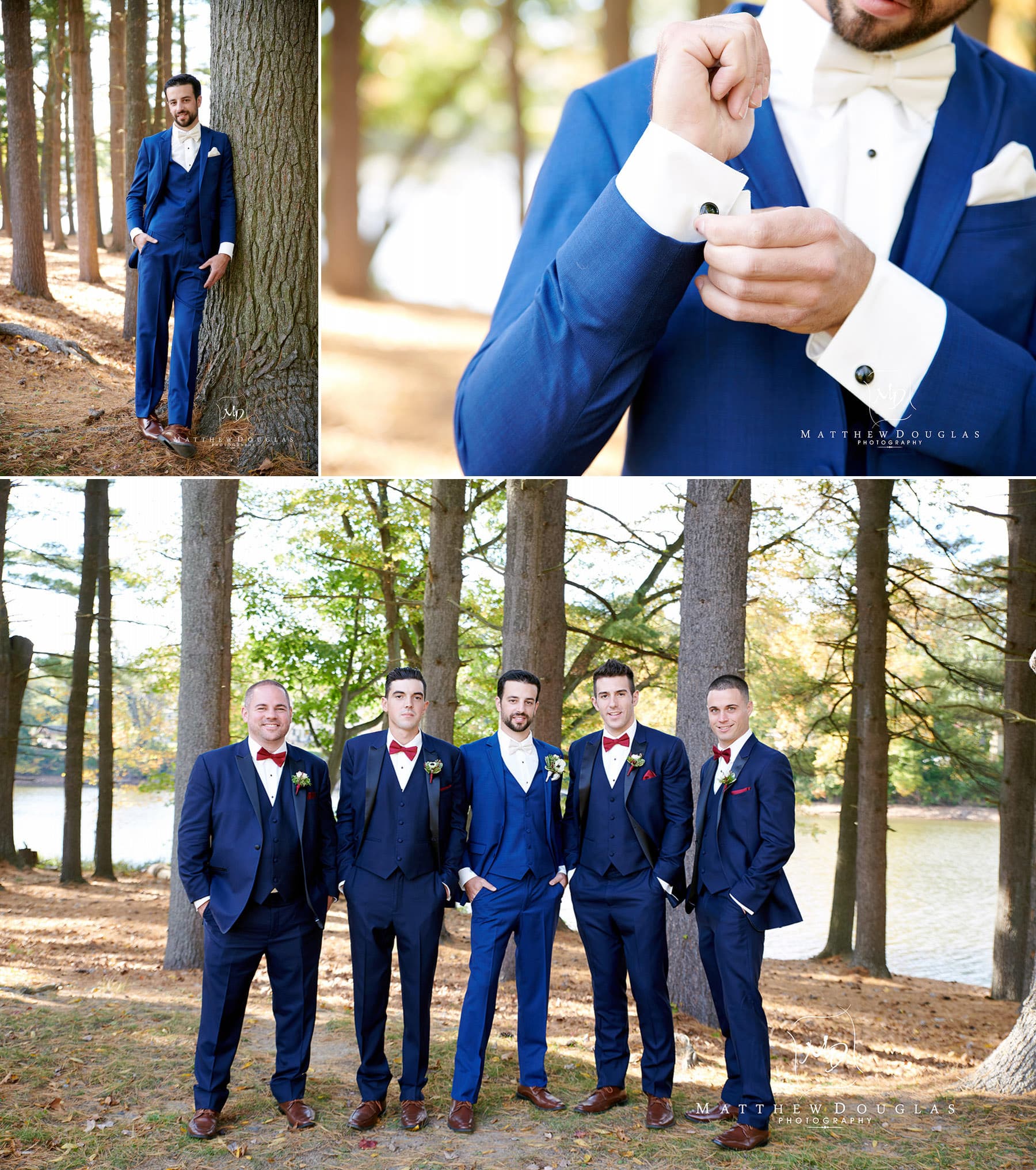 groom wedding photo at The Estate at Farrington Lake