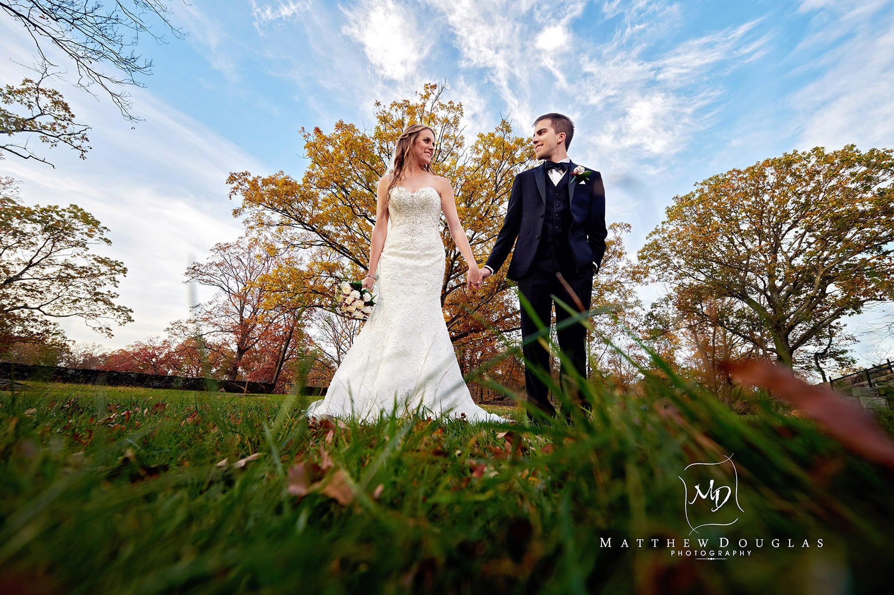 garret mountain nj wedding photo