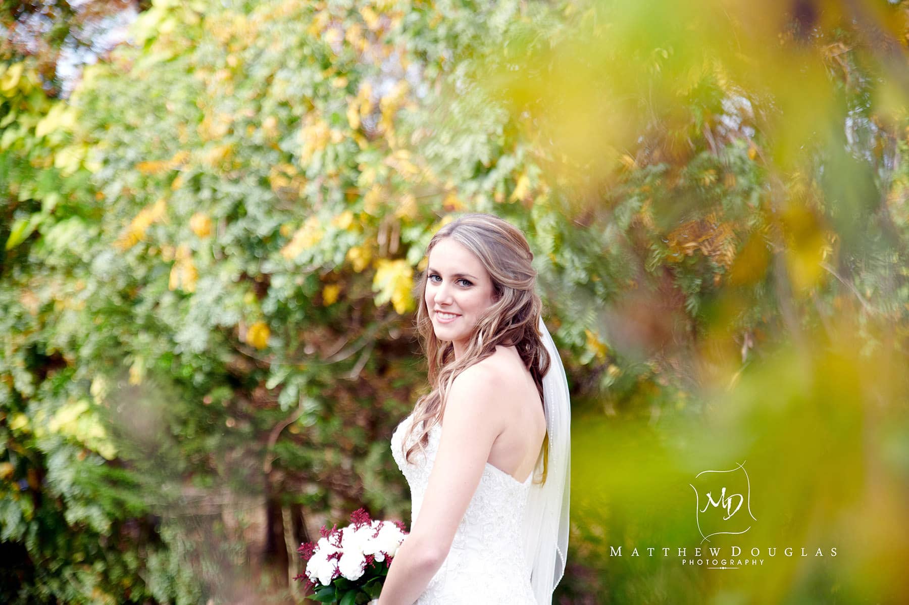 bride portrait before wedding