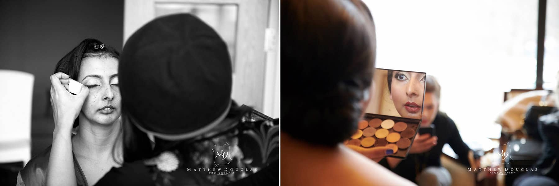 lambertville station inn wedding bride getting ready photo