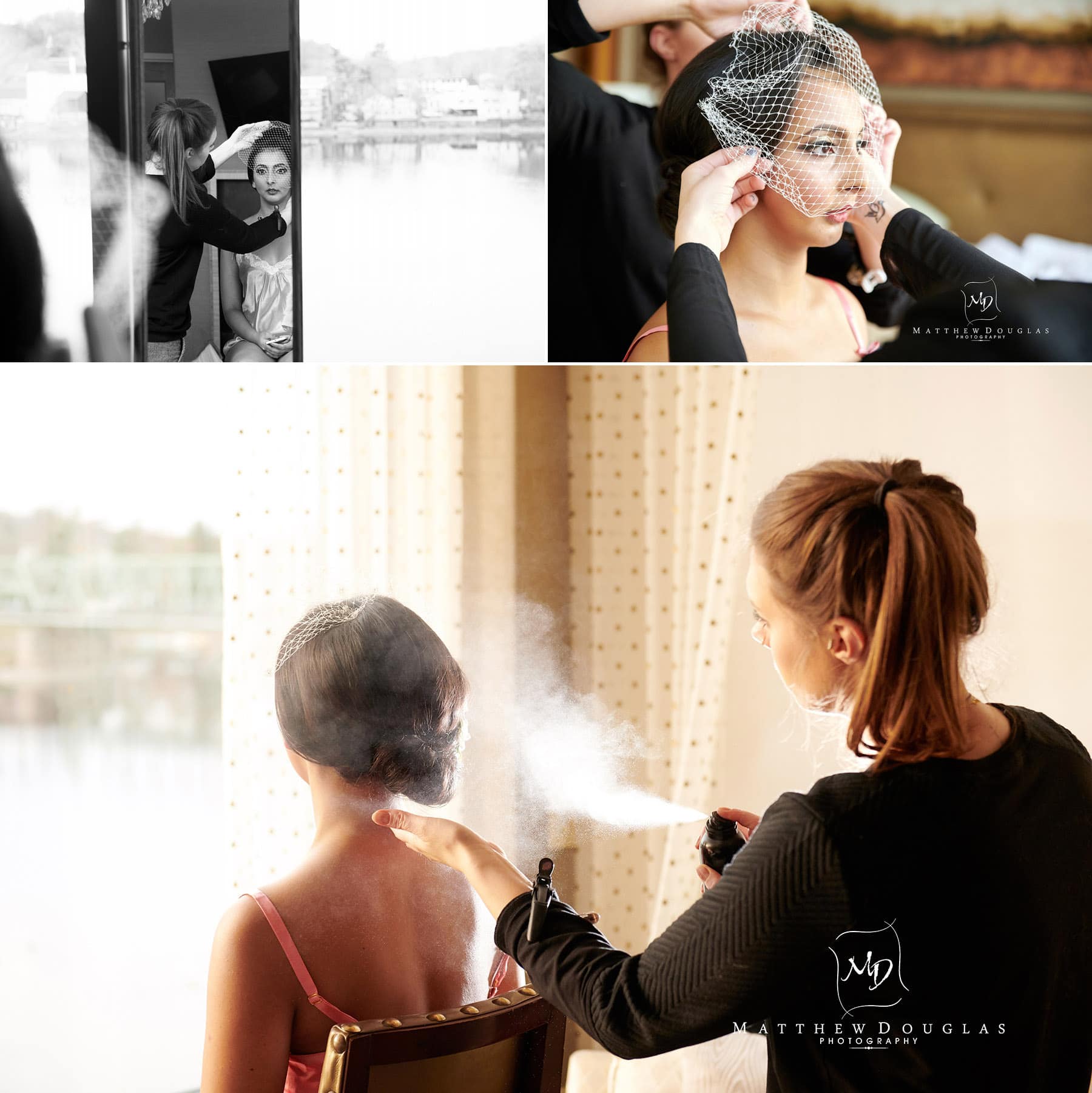 lambertville station inn wedding bride details photo