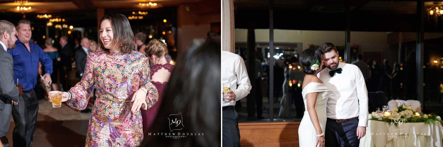 lambertville station inn wedding party photo