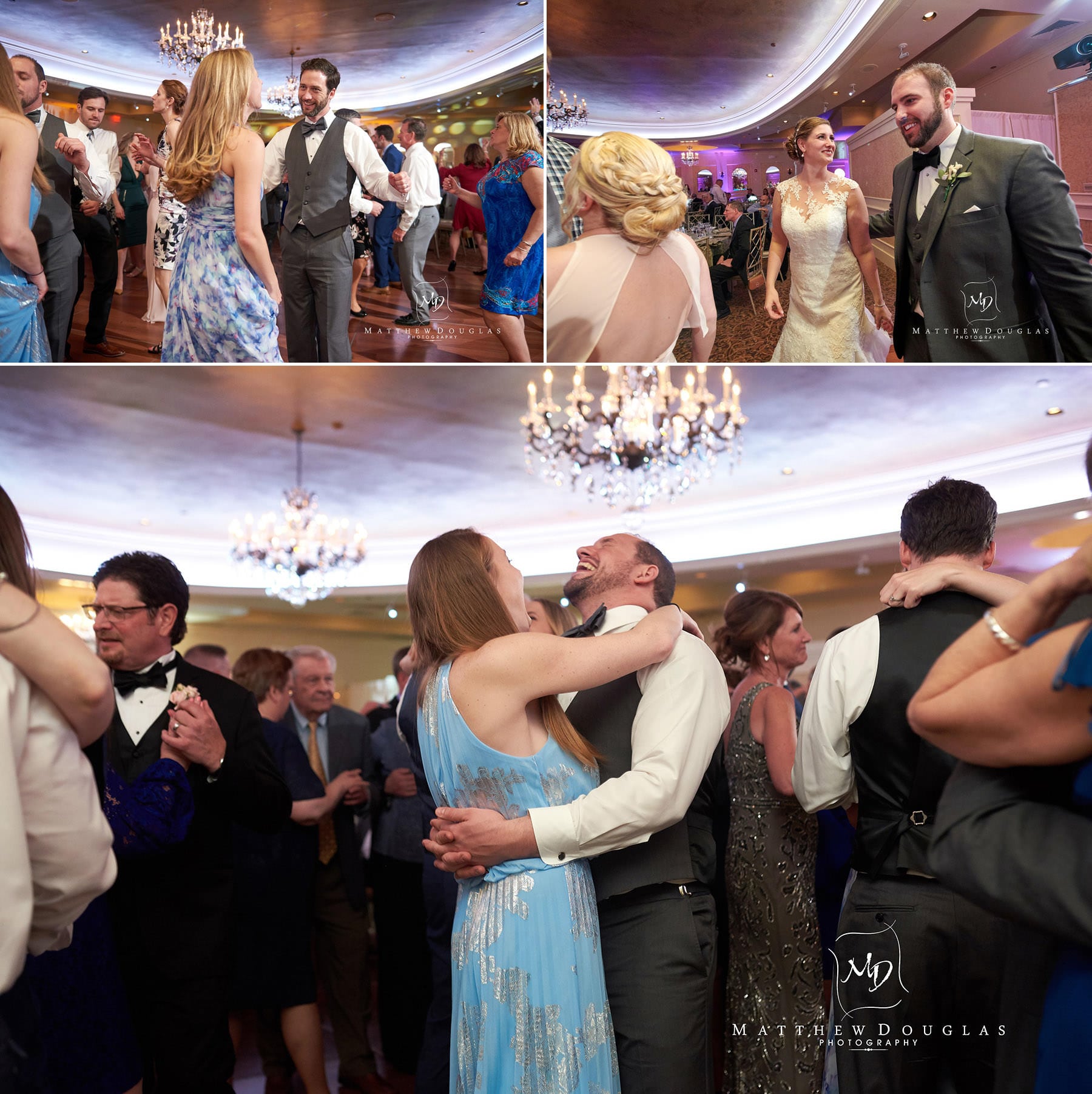 farmhouse at the grand colonial wedding dancing