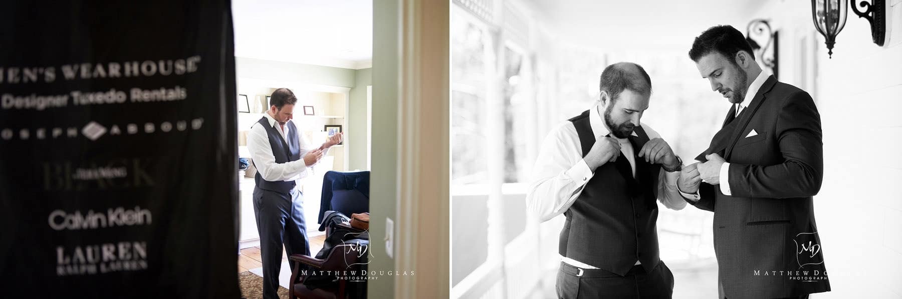 groom getting ready photo