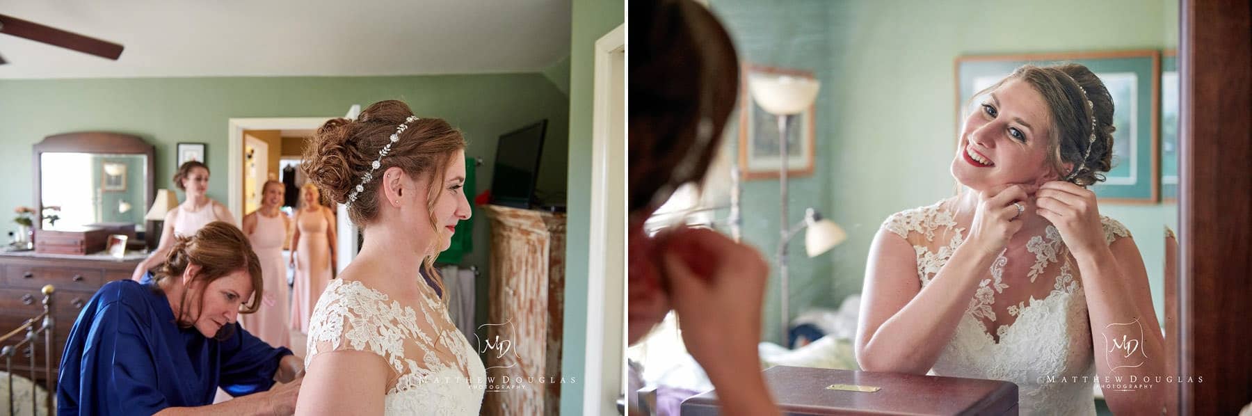 bride getting ready photo