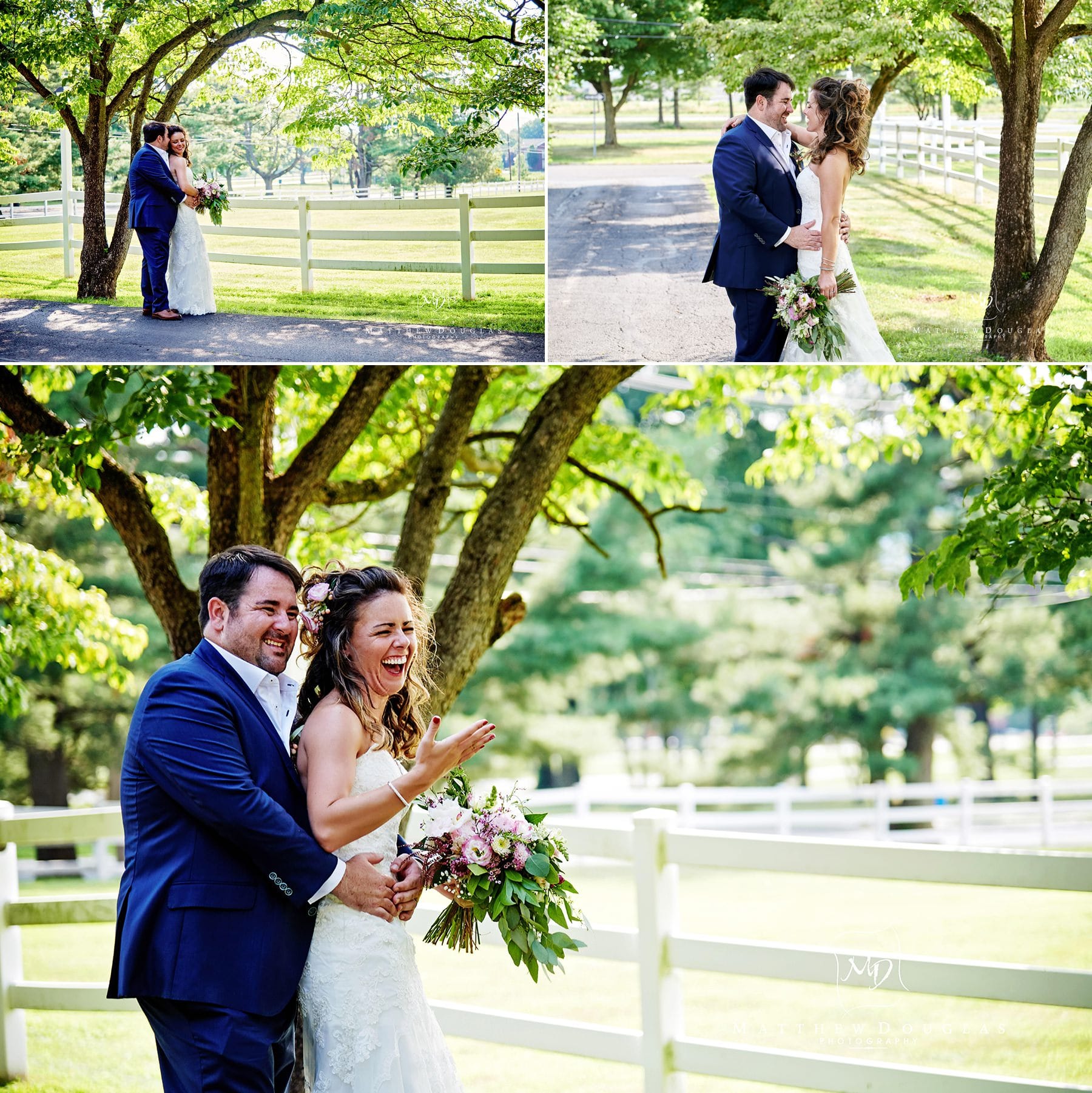 fun wedding photos at the ryland inn