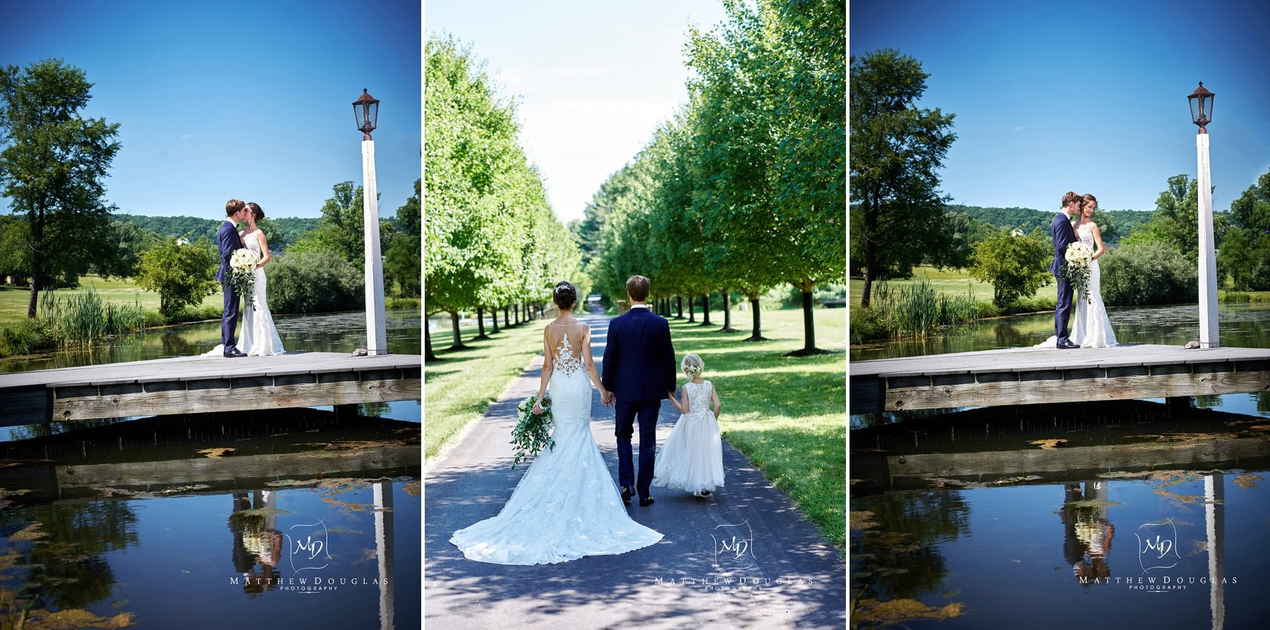 wedding photos on a working farm