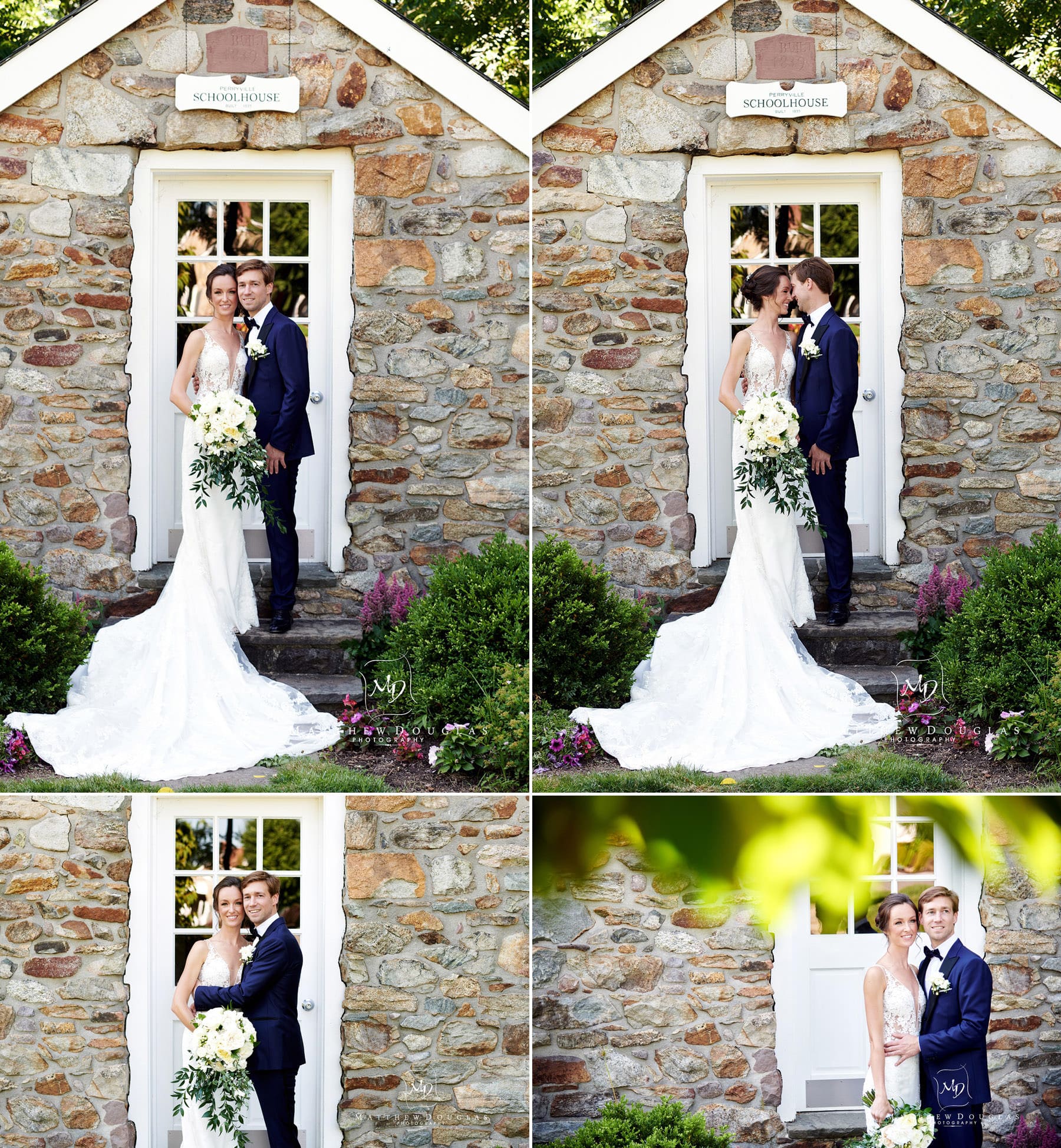 farmhouse at the grand colonial school wedding photo