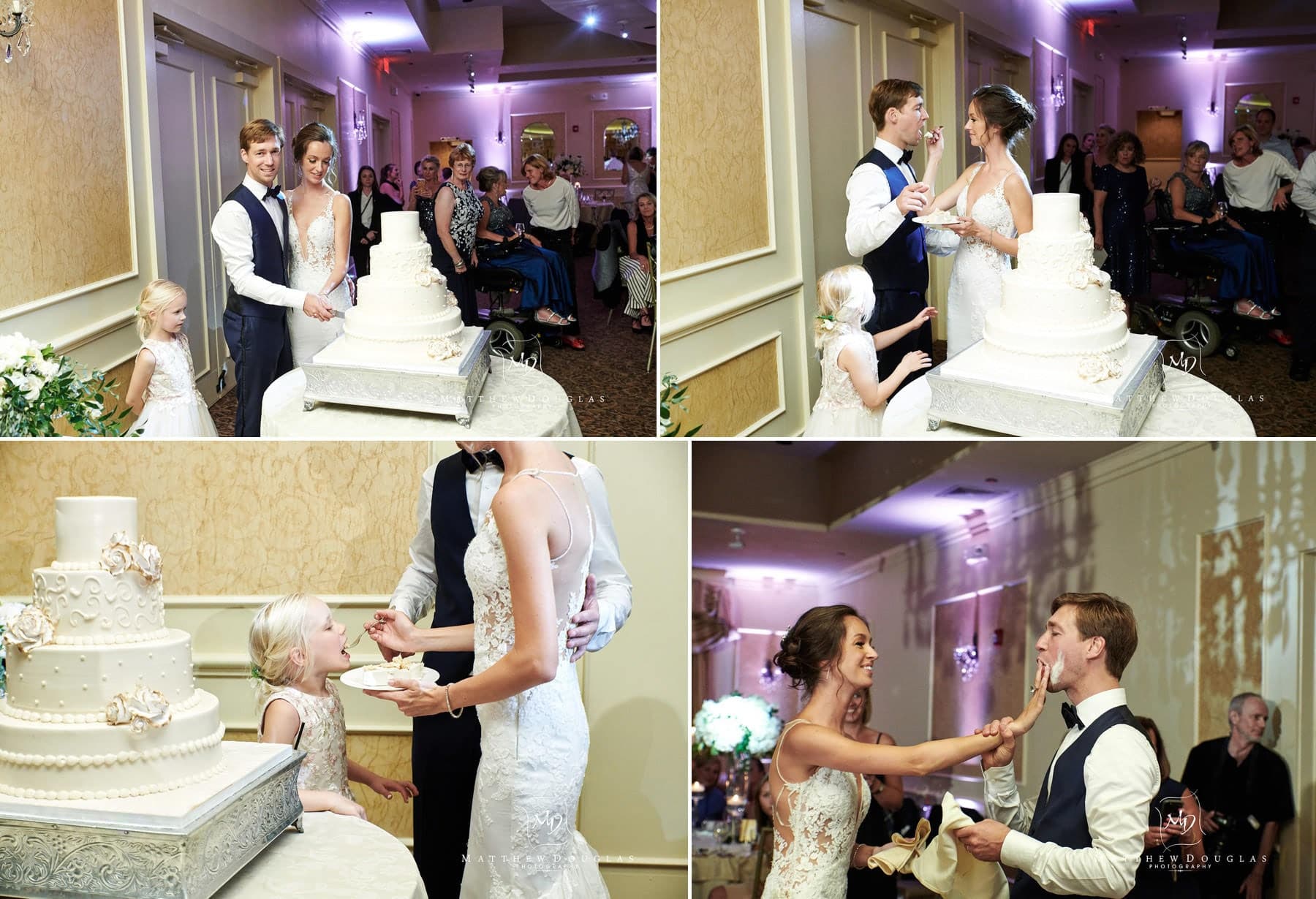 wedding cake at farmhouse at the grand colonial