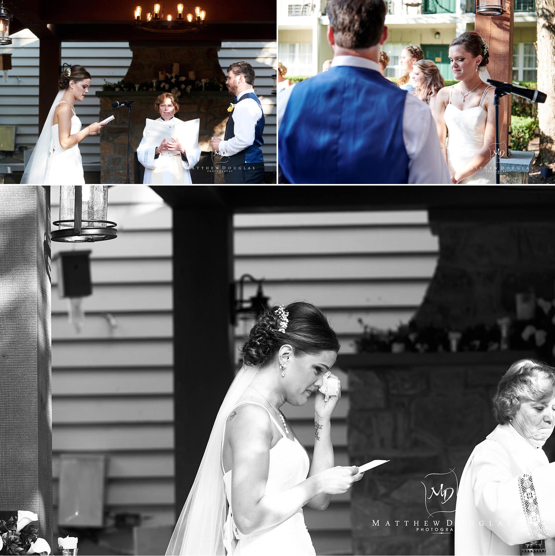 olde mill inn wedding pergola ceremony