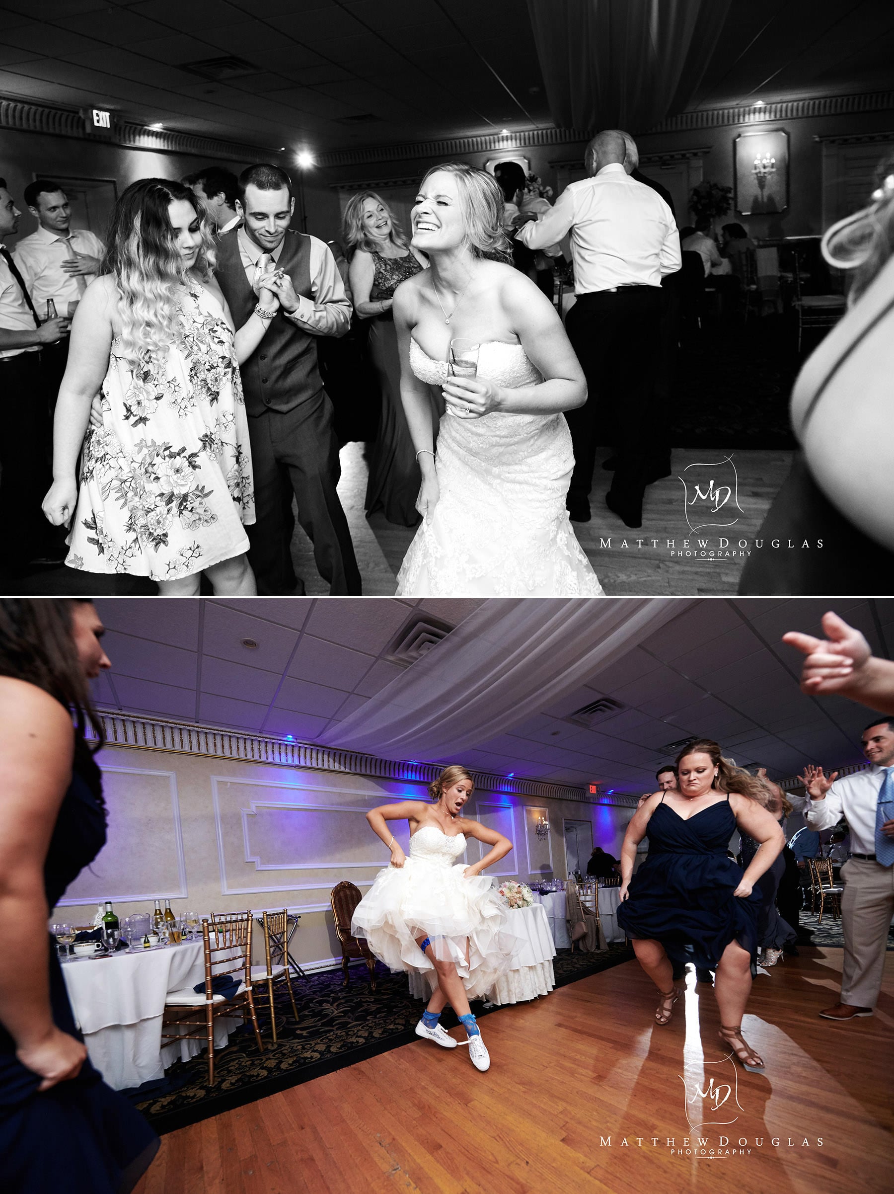 Chandelier Flanders Valley Wedding bride dancing photos