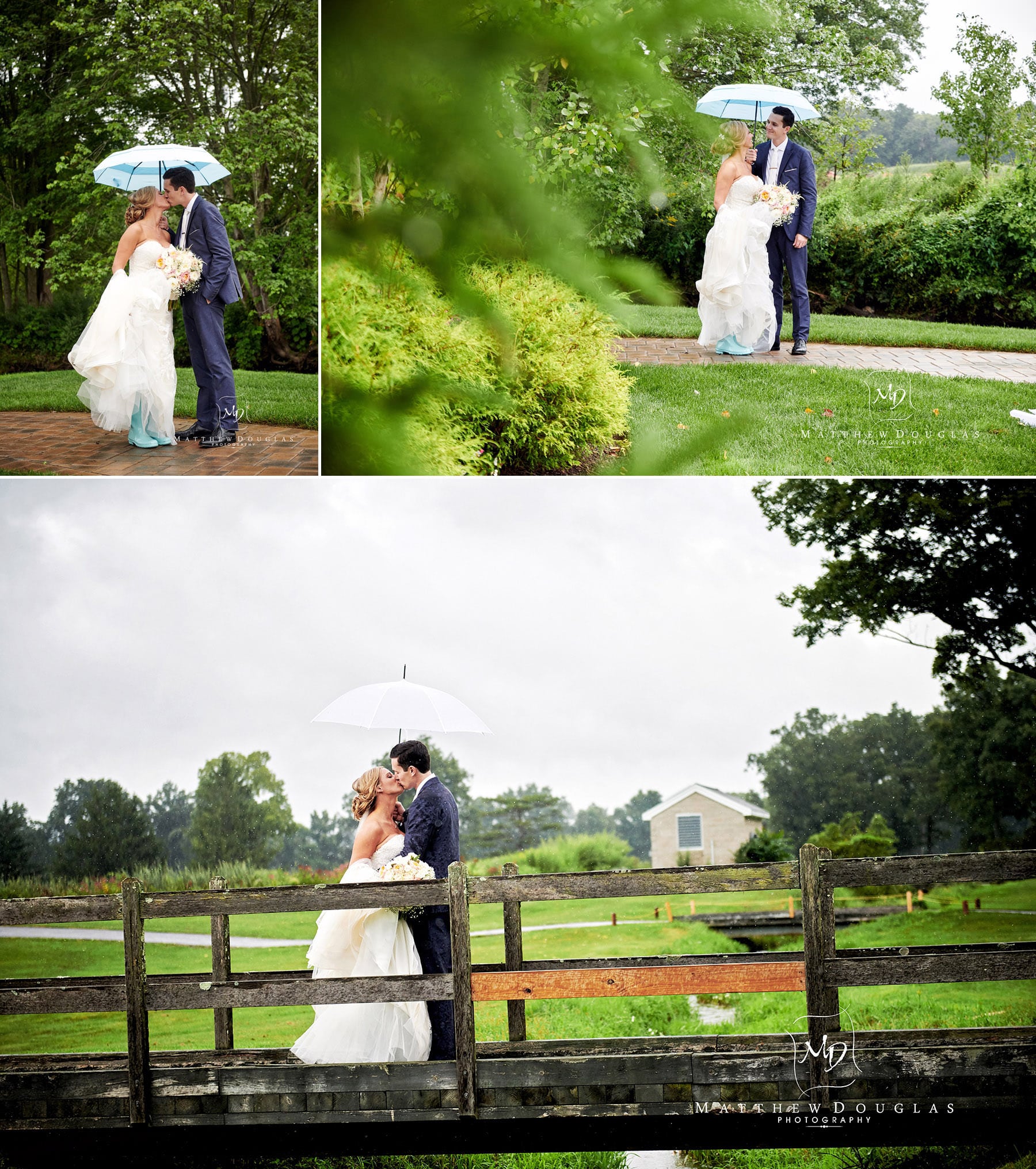 Chandelier Flanders Valley Wedding rain photo