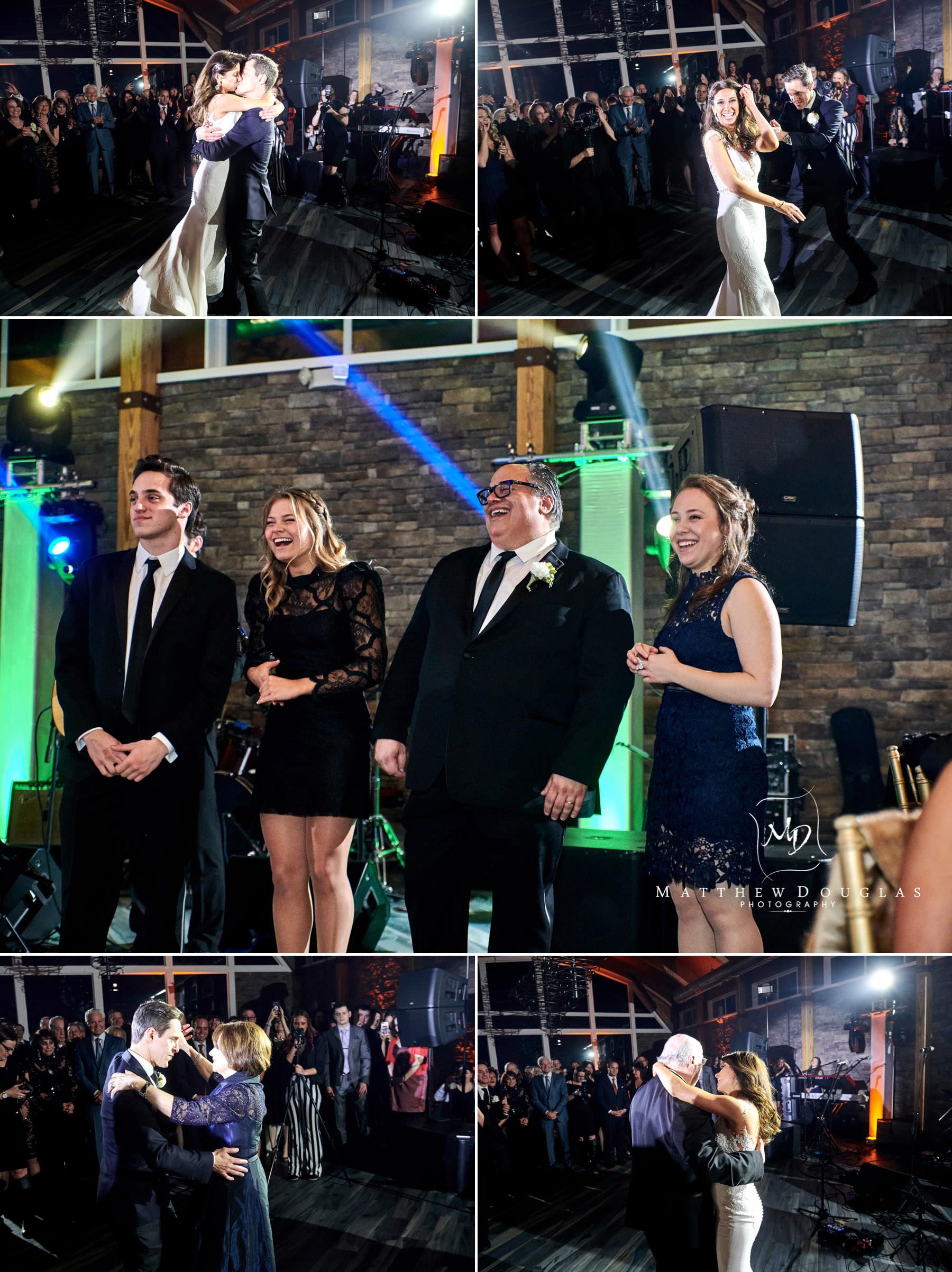 stone house at sterling ridge wedding dancing photos