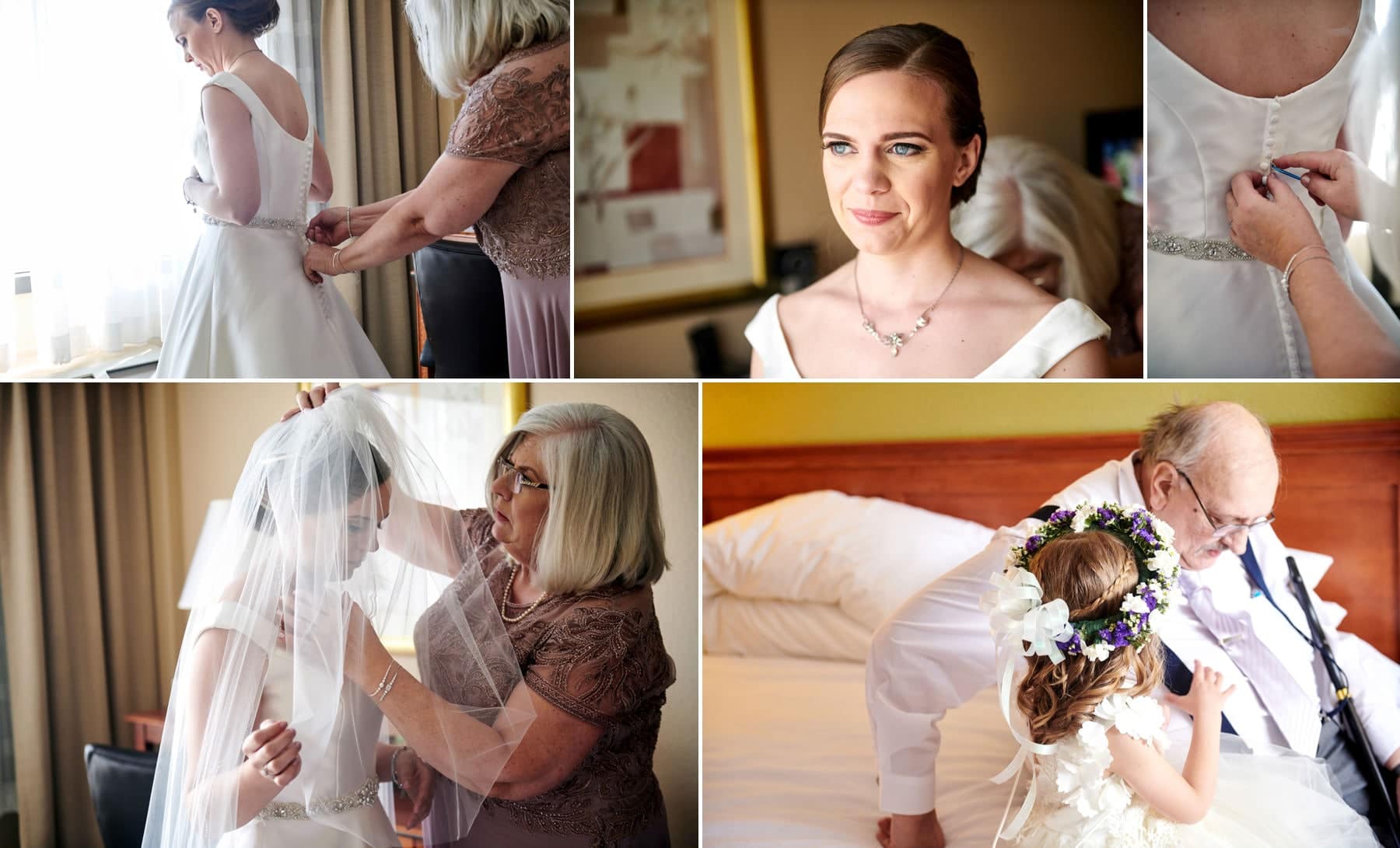 bride getting ready photos