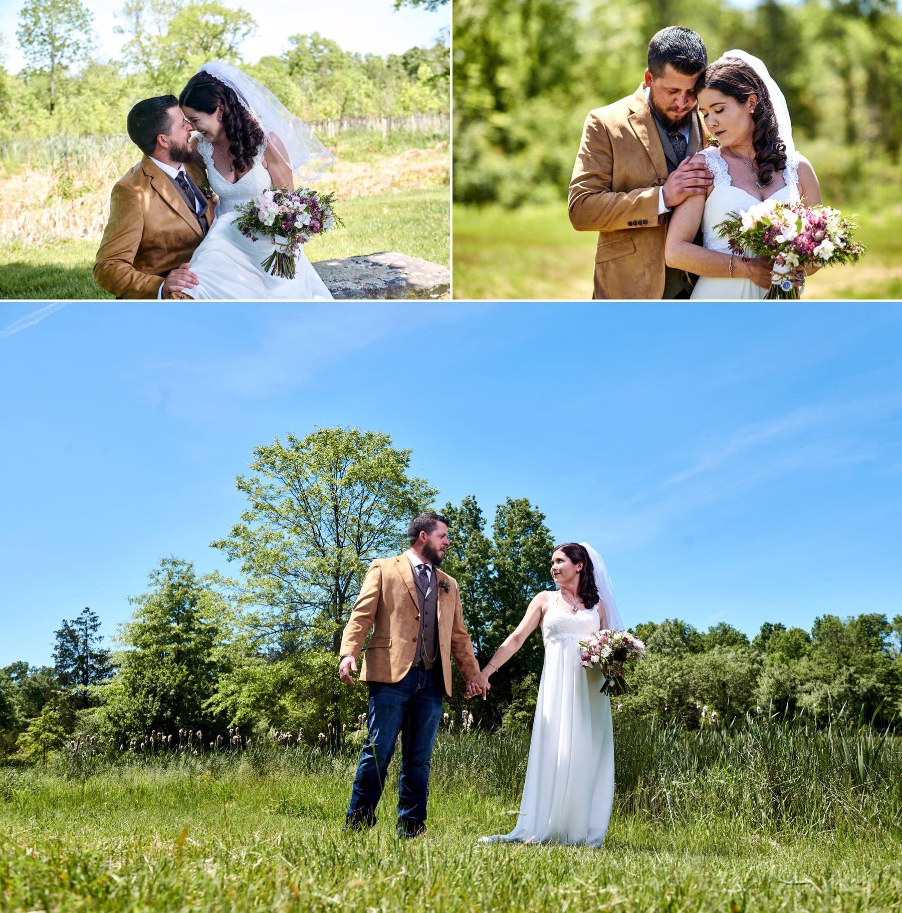 farm wedding photos