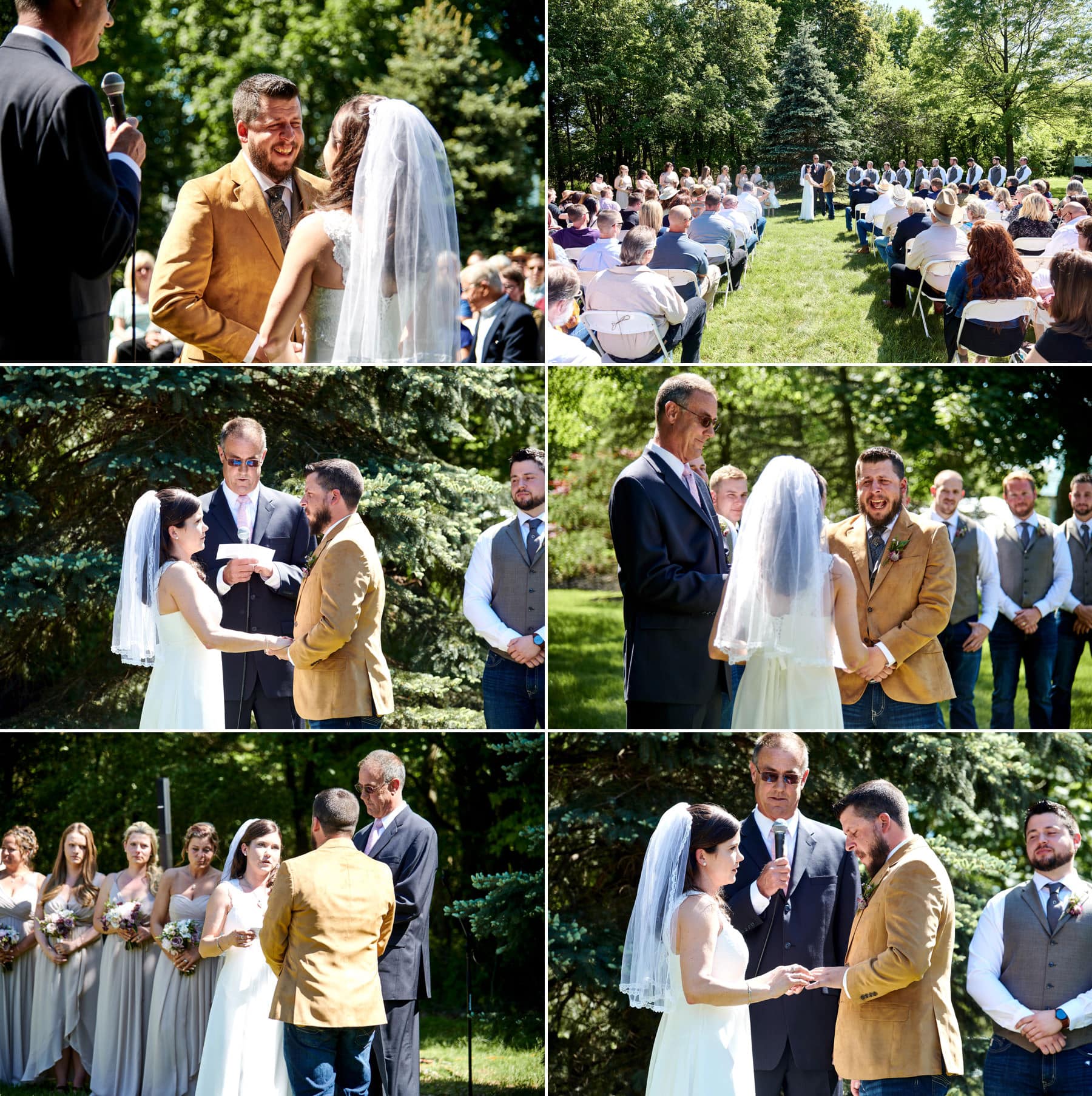 wedding on the family farm
