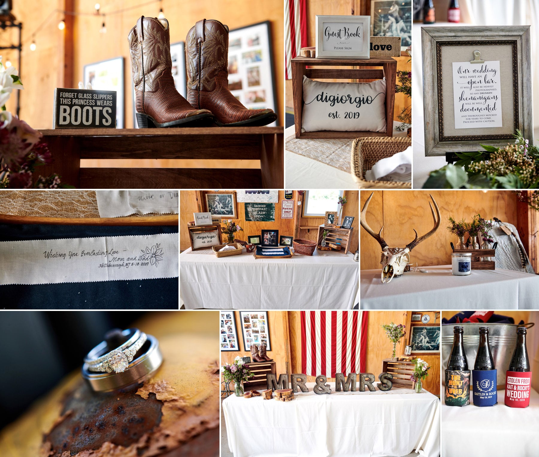 rustic farm wedding photos