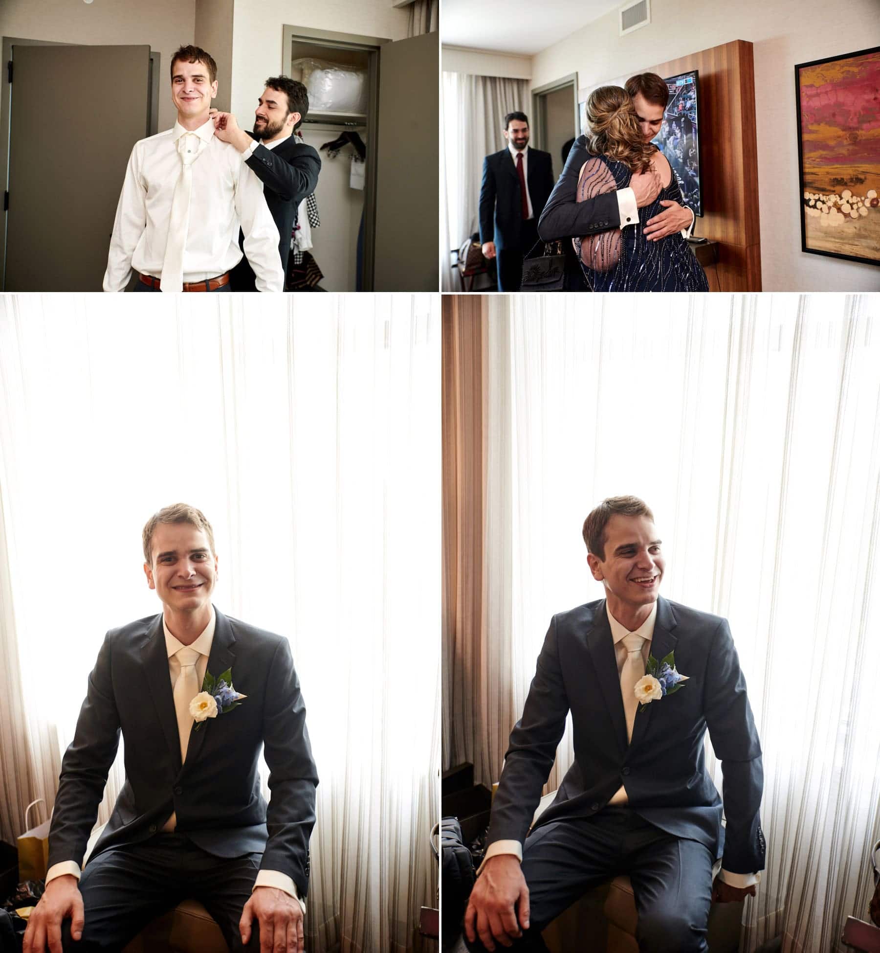 groom getting ready photos
