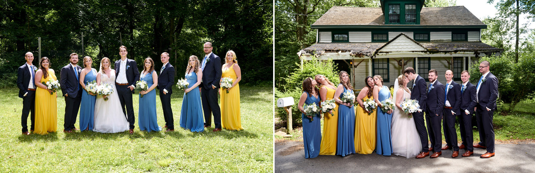 deserted village watchung wedding photos