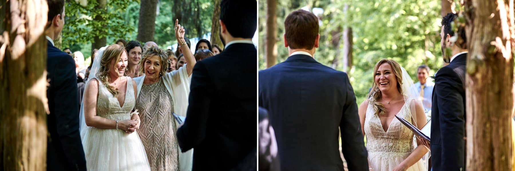 wedding ceremony photos at maskers barn