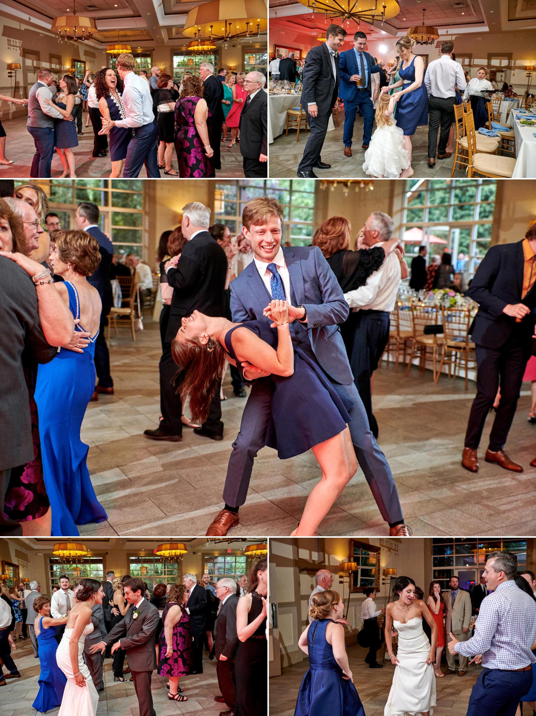 stone house at stirling ridge wedding dancing photos
