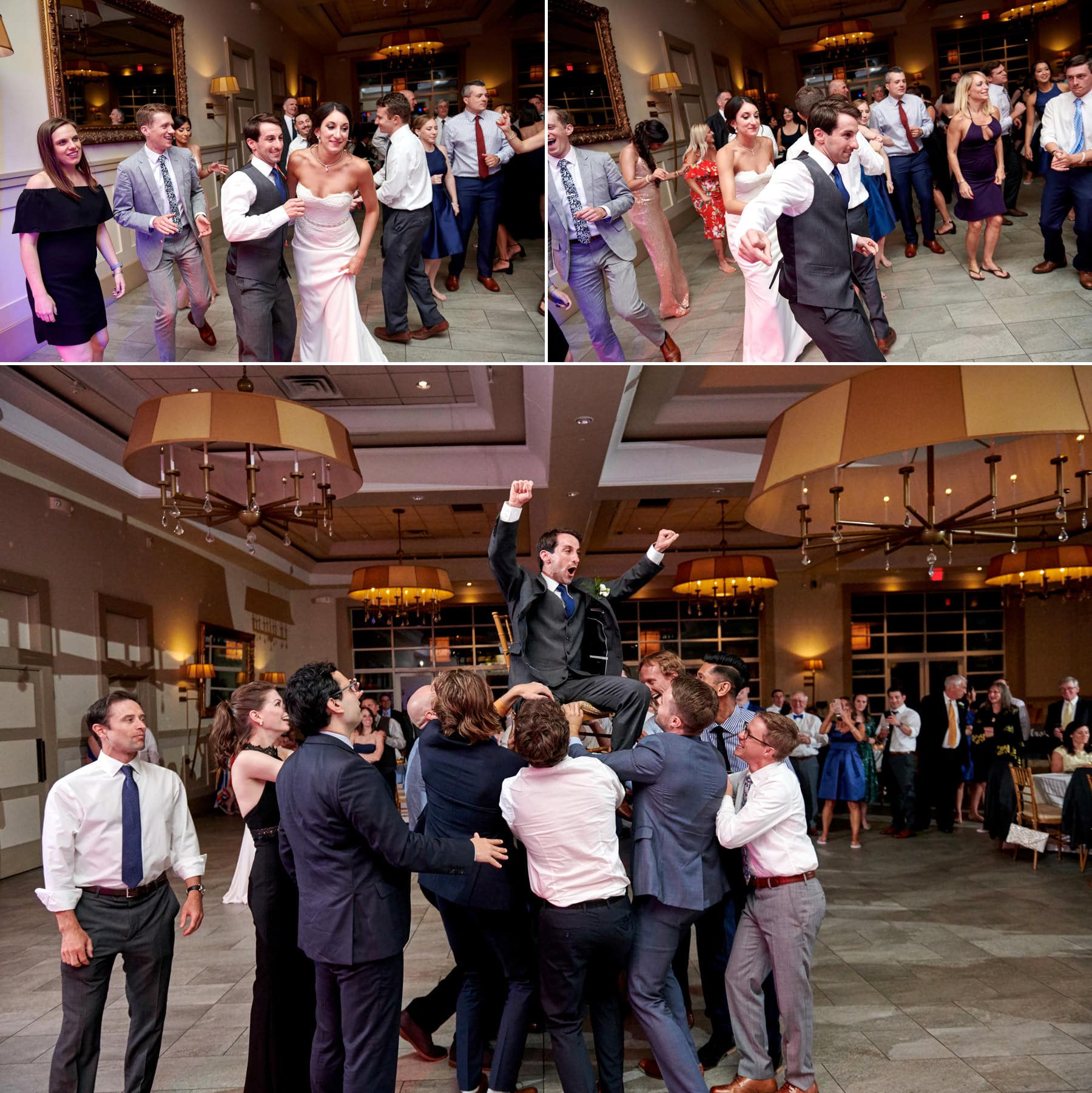 stone house at stirling ridge wedding packed dancefloor photos