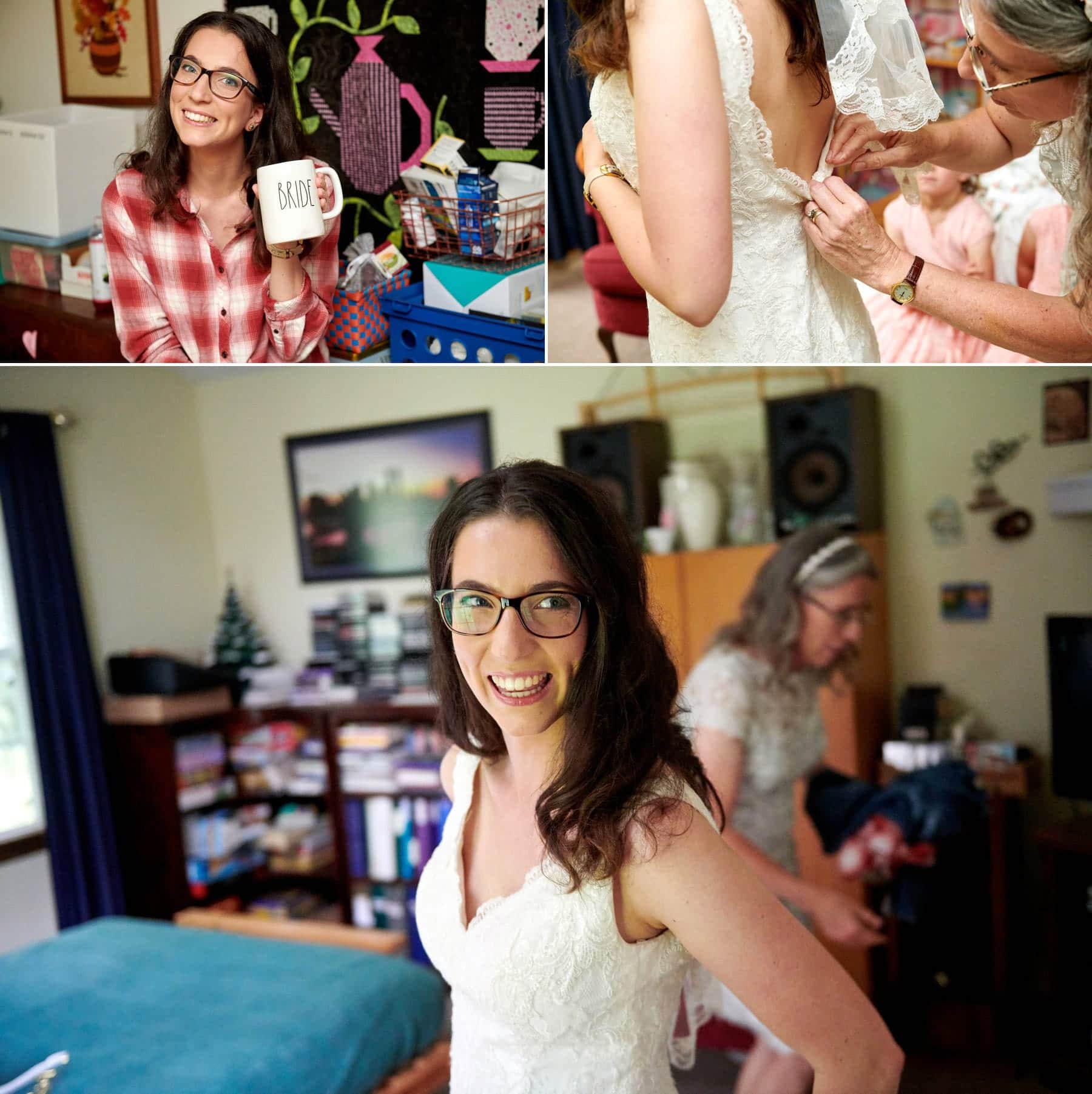 bride preparation photos