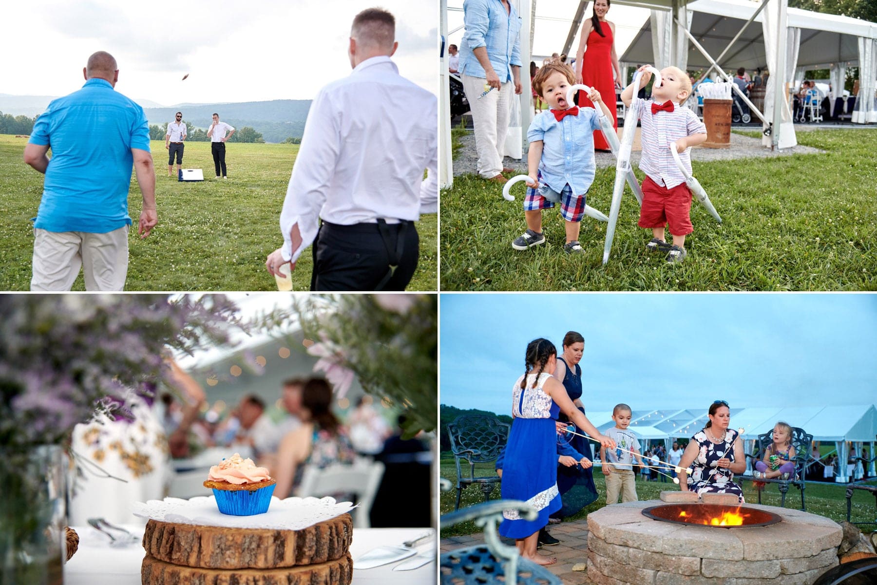 wedding yard games at born to run farm