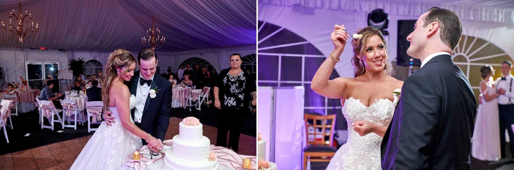 cake cutting photos at Royce Brook Golf Club