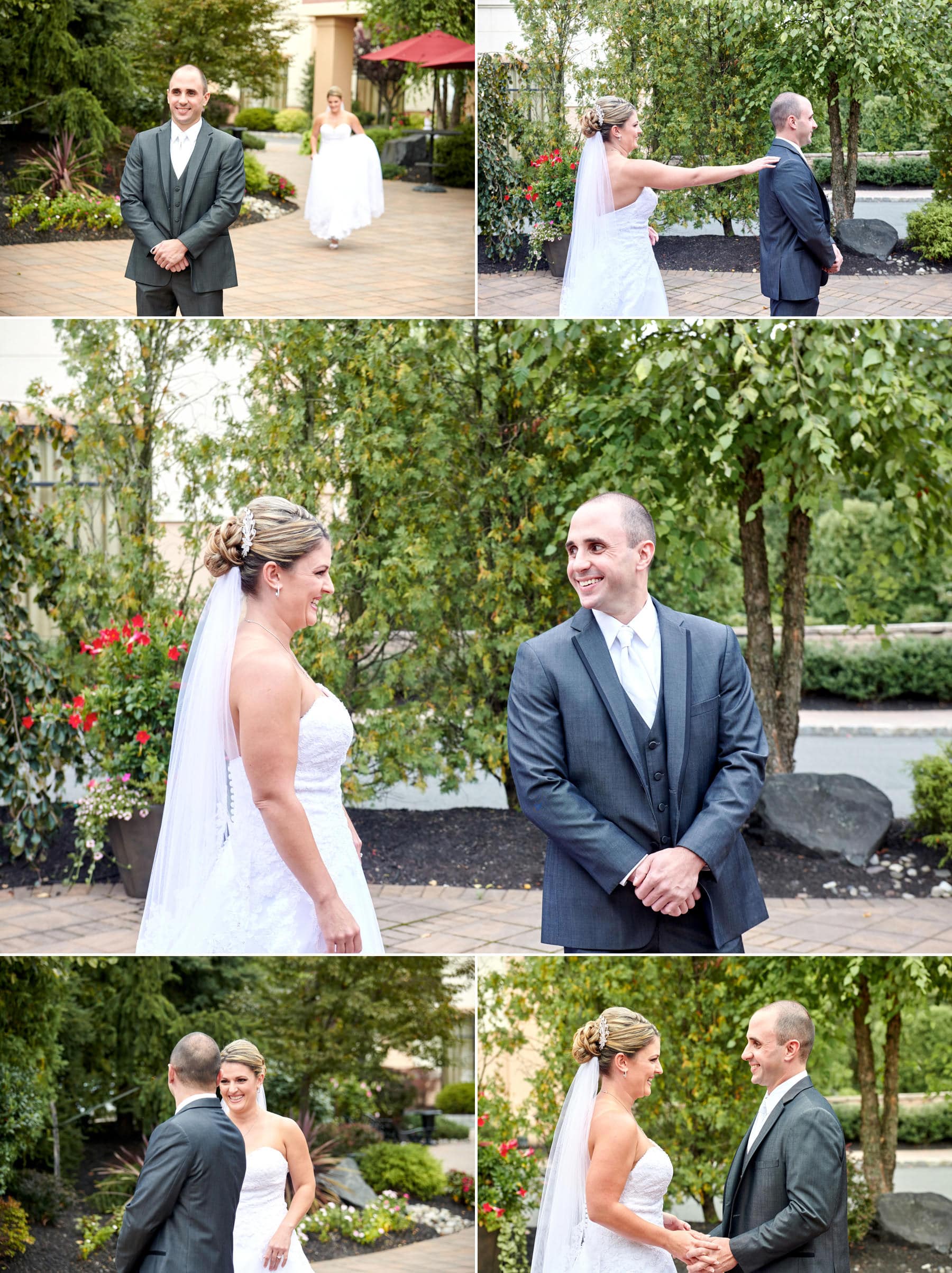 First look wedding photos at The Imperia