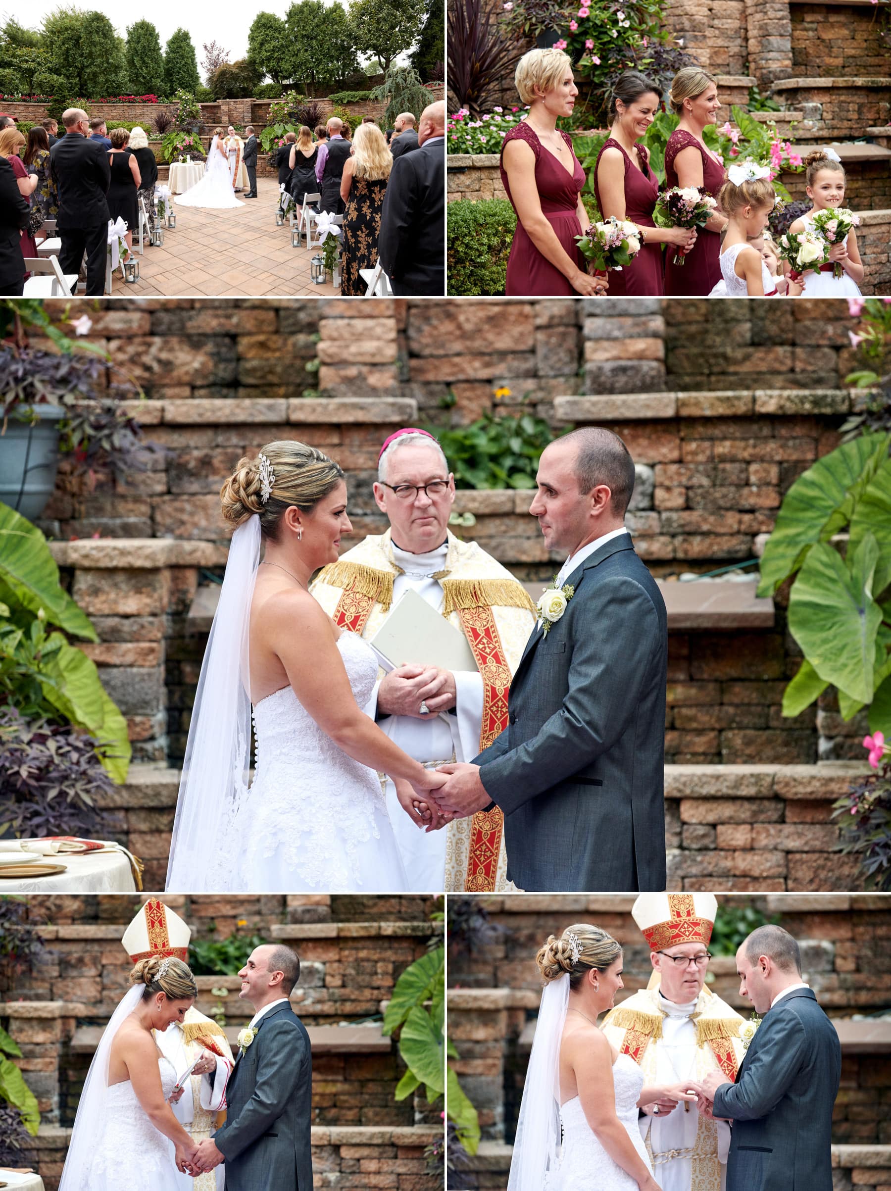 wedding ceremony photos at The Imperia