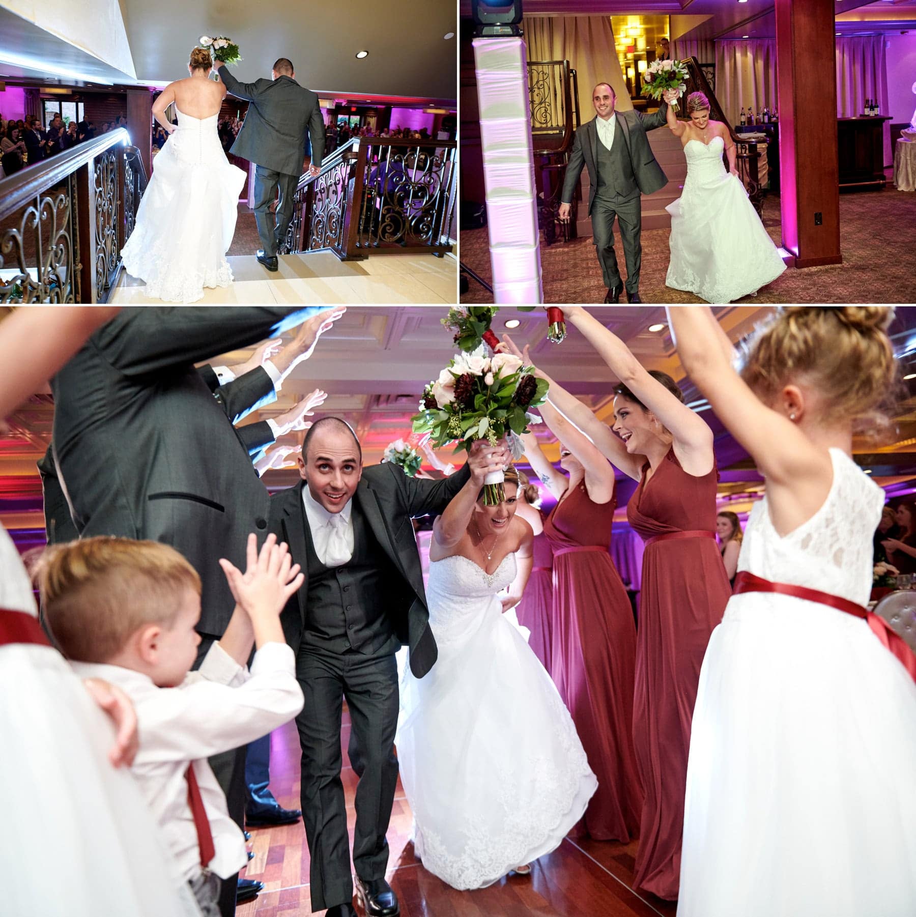 wedding entrance photos at The Imperia