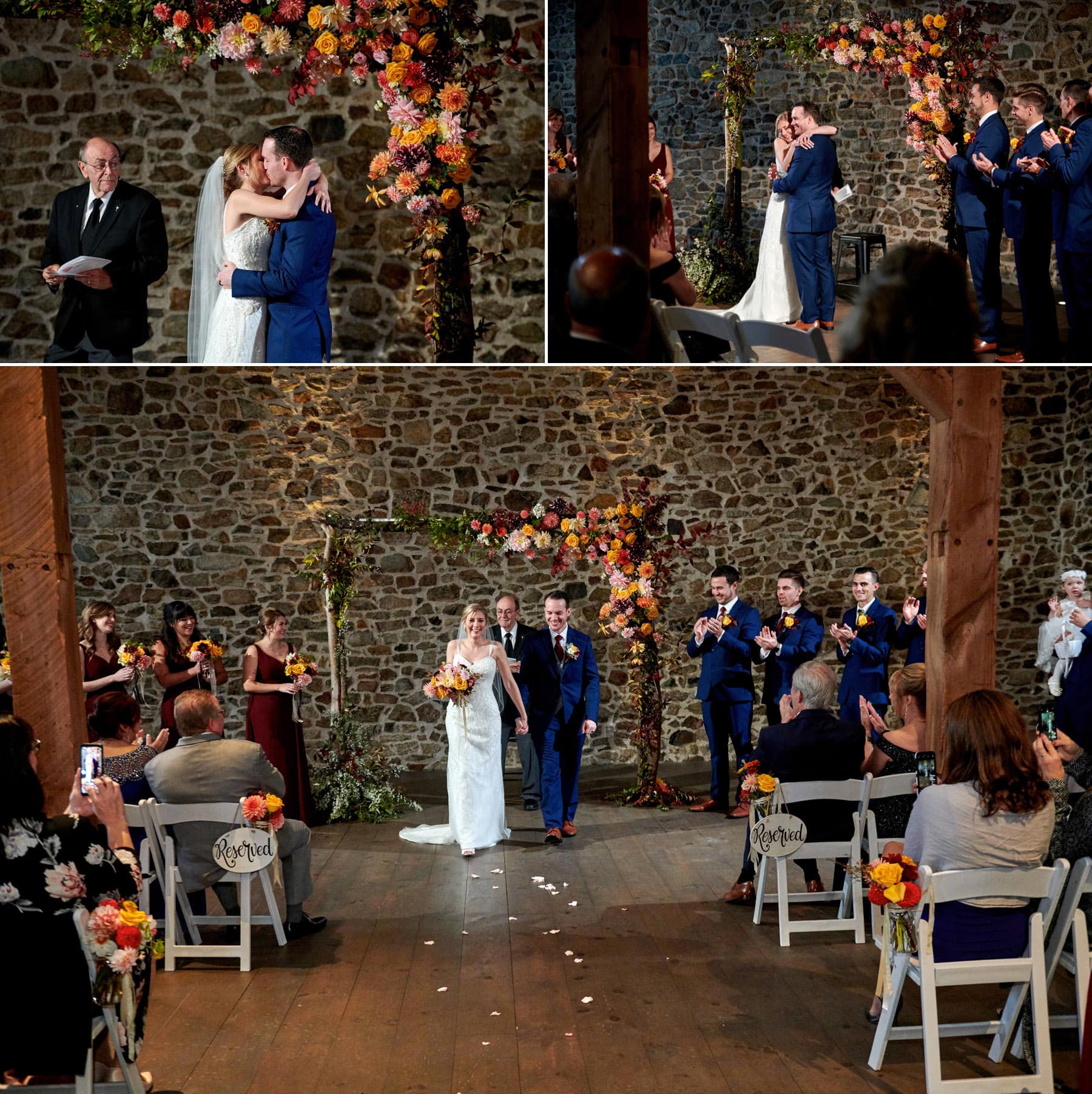 French Creek Golf Club barn ceremony photos